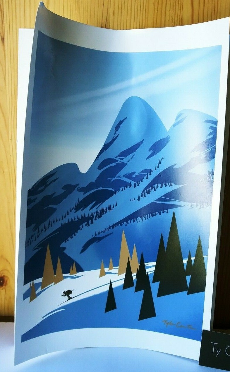 TY CARTER “WASATCH ROCKIES” FUJICOLOR CRYSTAL ARCHIVE ART PRINT.