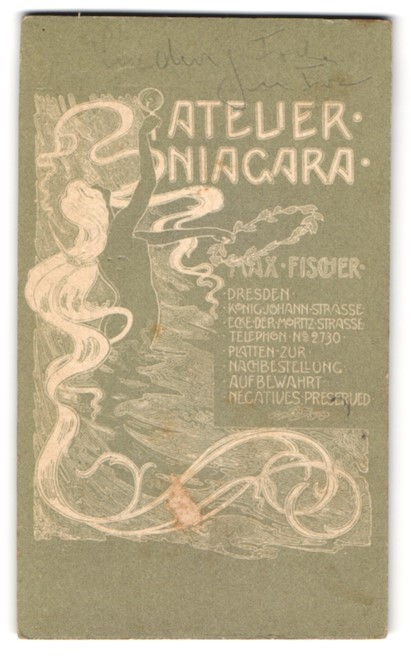 Photography studio Niagara Max Fischer, Dresden, water nymph in the waves of