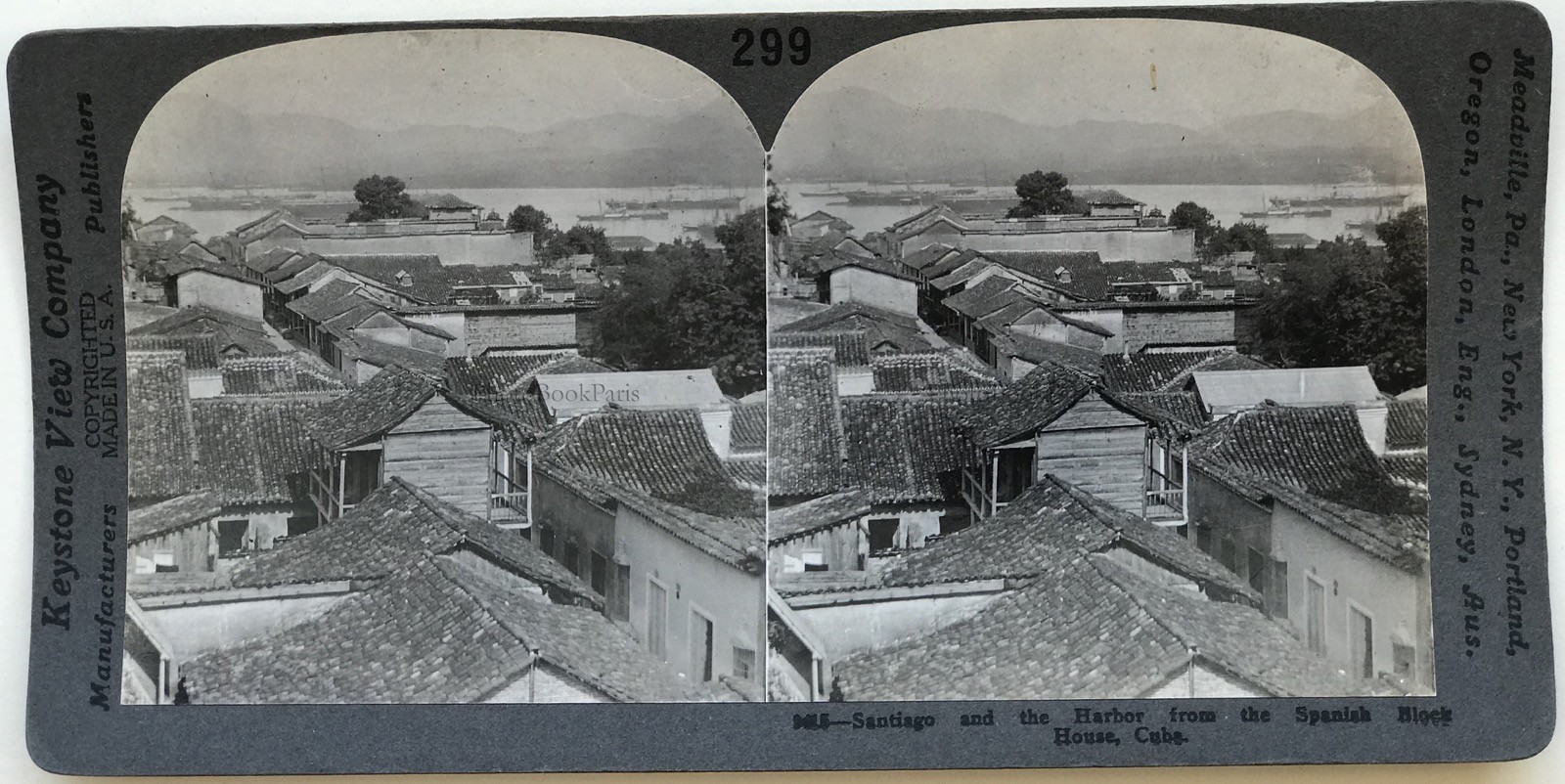 Santiago De Cuba The Port Photo Stereo Stereo View N°L8 Vintage