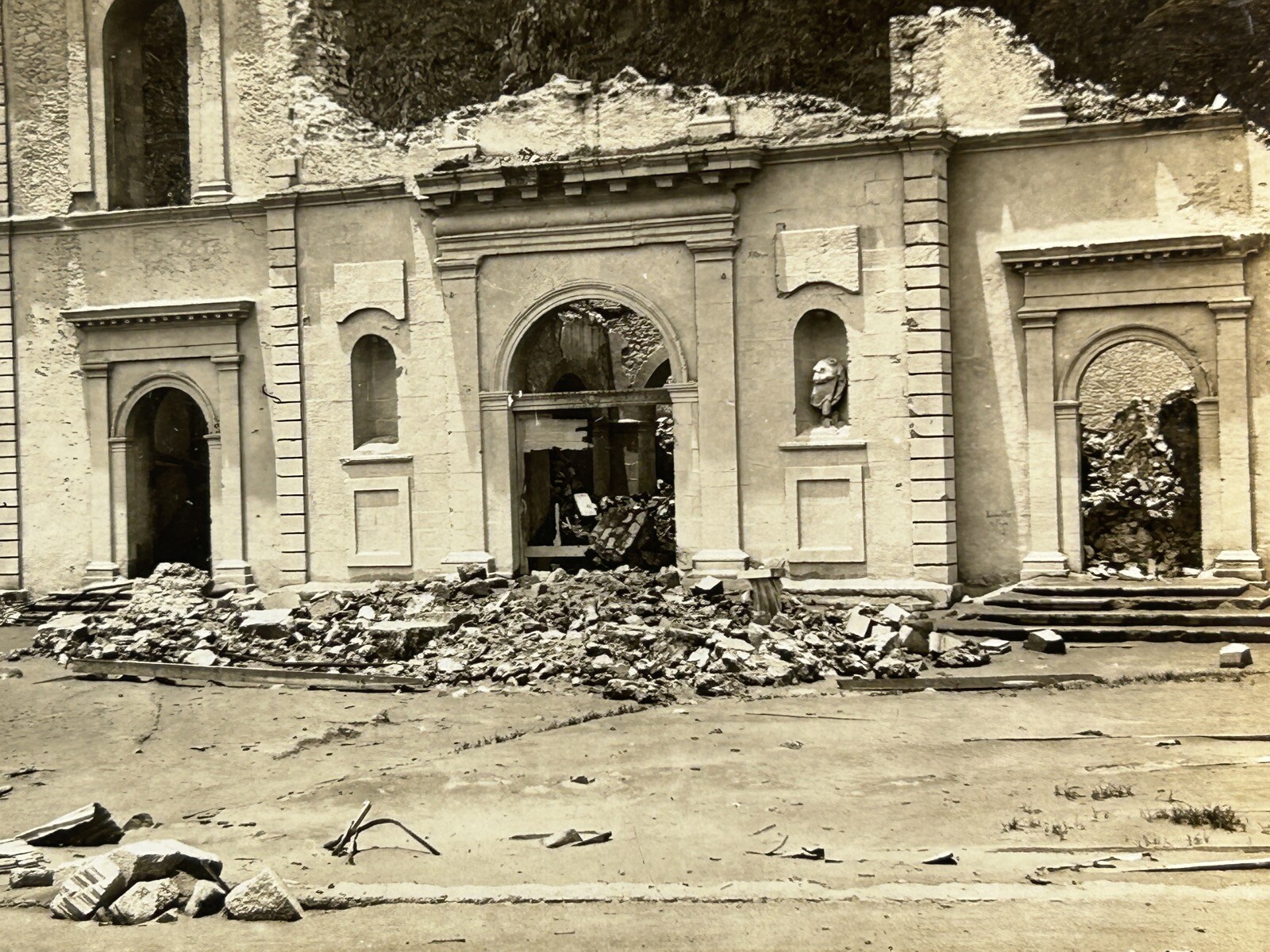 Martinique Saint Pierre Ruins After L’ Rash From 1902 Photo Stereo Vintage