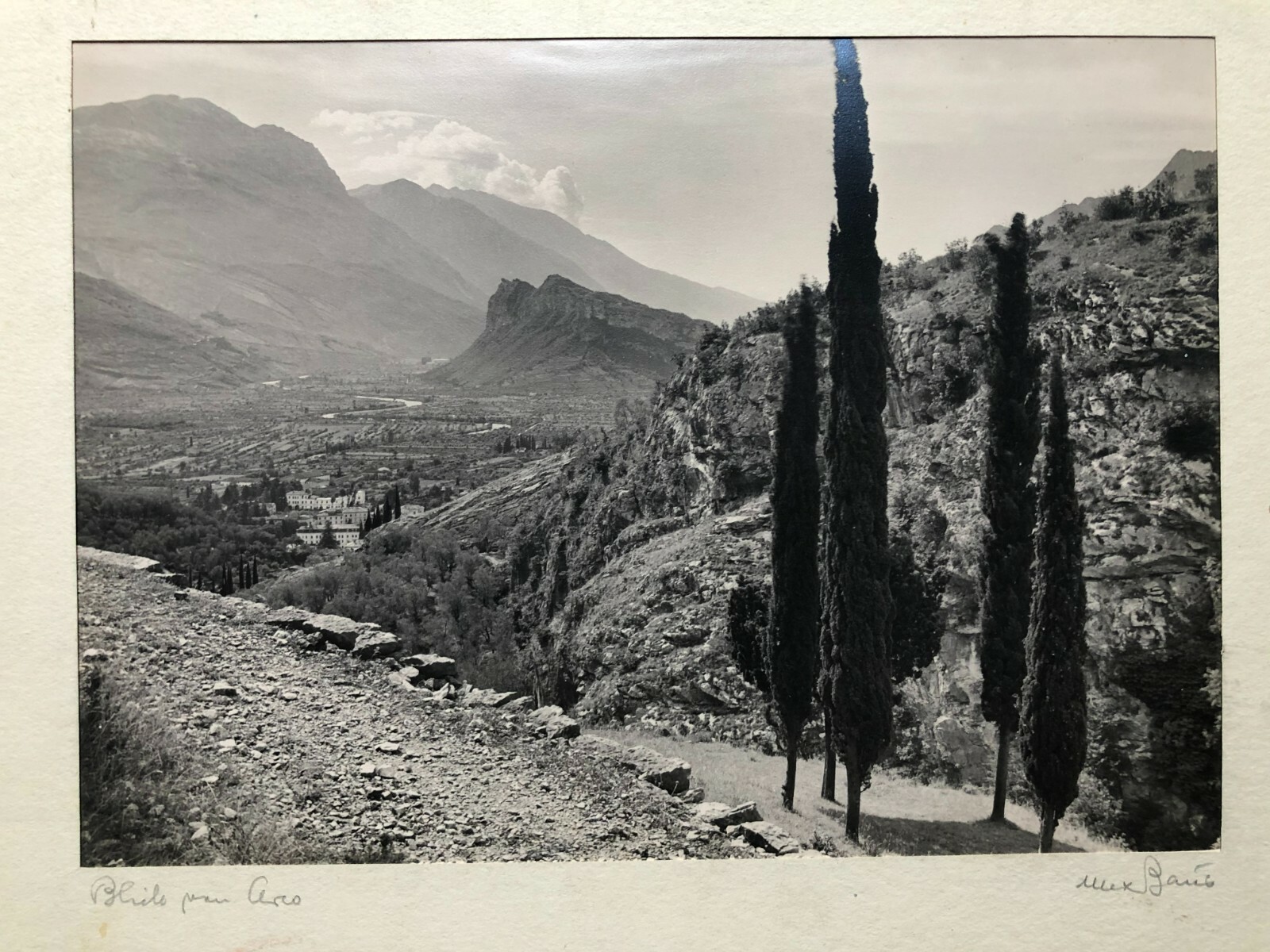 30x22cm Vintage Orig Photo by Max Baur Blick by Cerco Gelatin Silver Photo