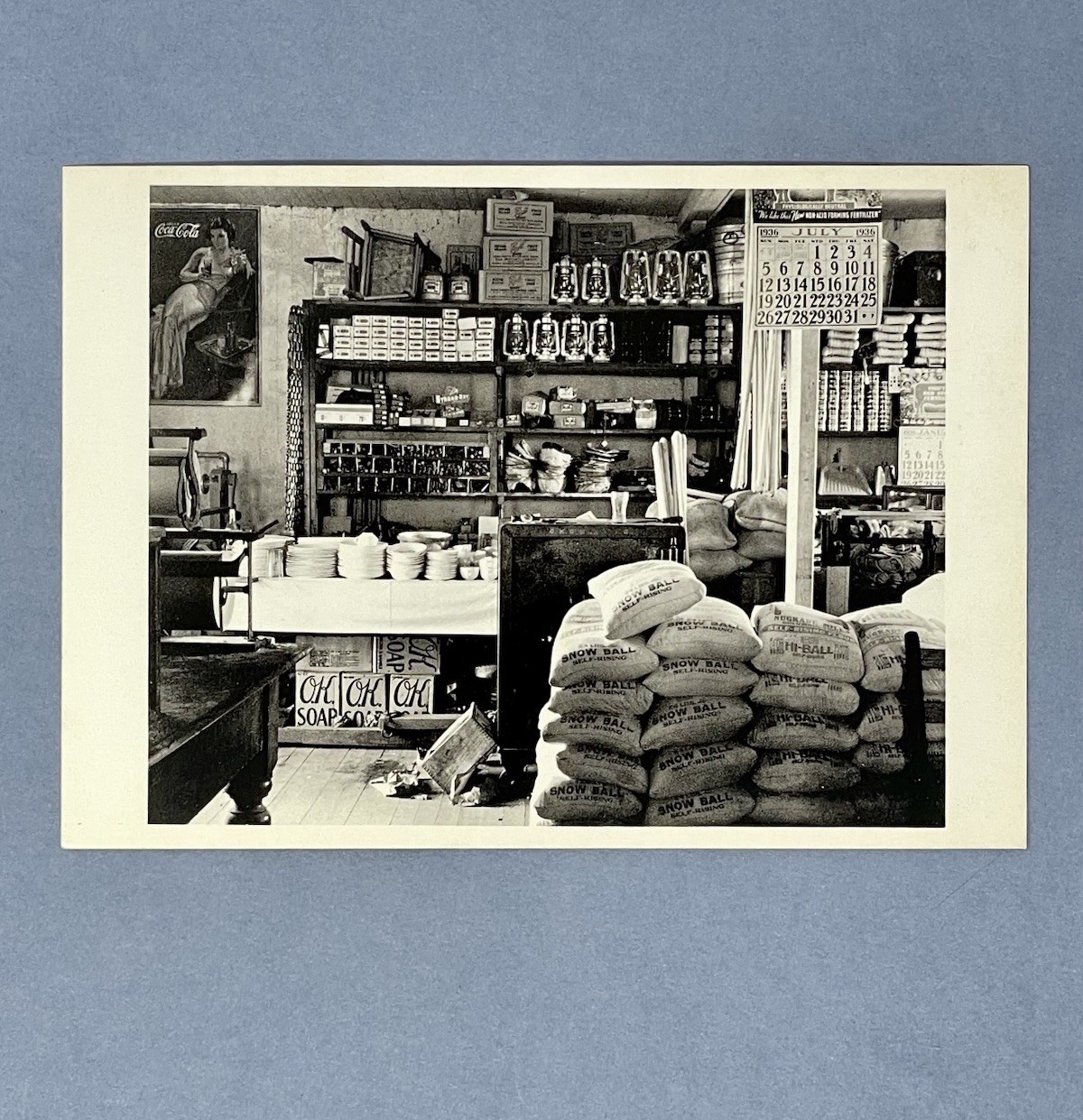 Walker Evans Art Photo Print Card General Store Alabama 1936 4”x6” Fotofolio