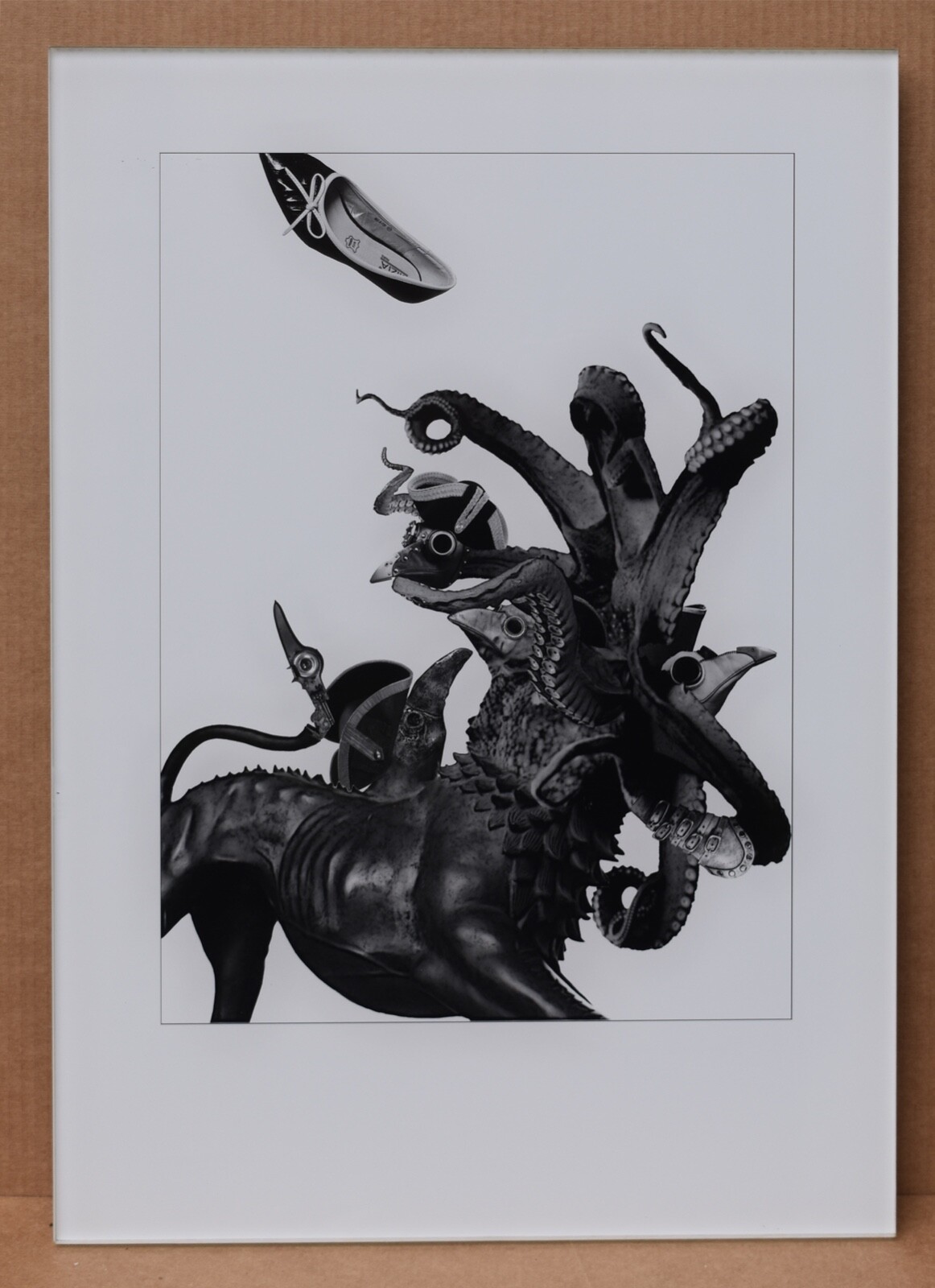 Unknown Photographer Surrealistic Silver Gelatin Photograph Signed Contemporary