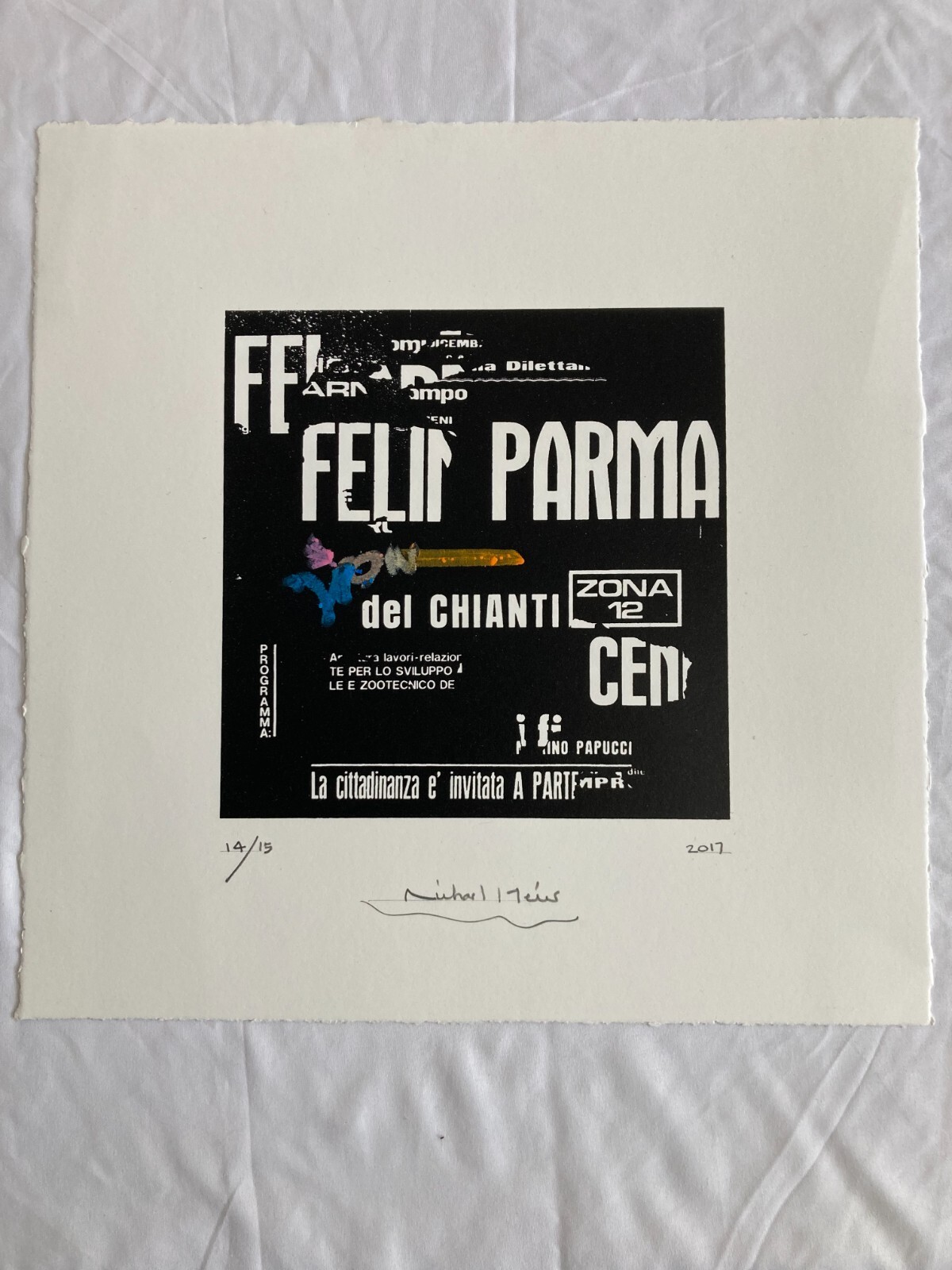 RICHARD MEIER Signed HAND PAINTED MULTIPLE Numbered SILKSCREEN PRITZKER PRIZe