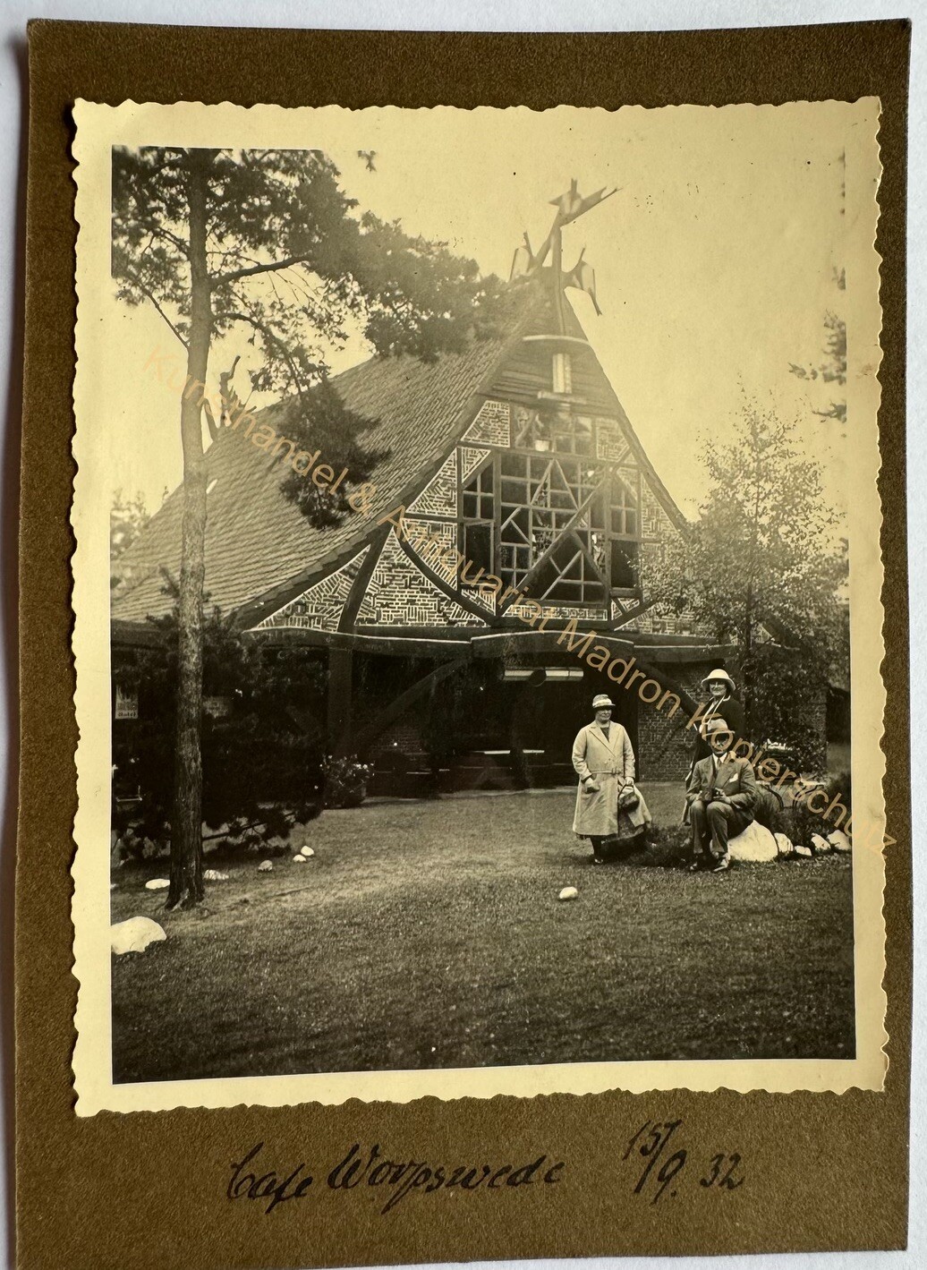 orig. Photo Café Worpswede 1932
