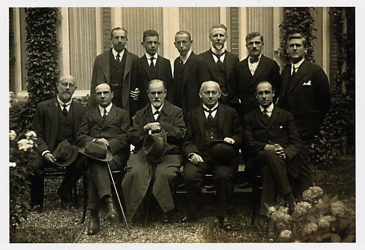 Sigmund Freud, “Congress 1920”, postcard, postcard, carte postale