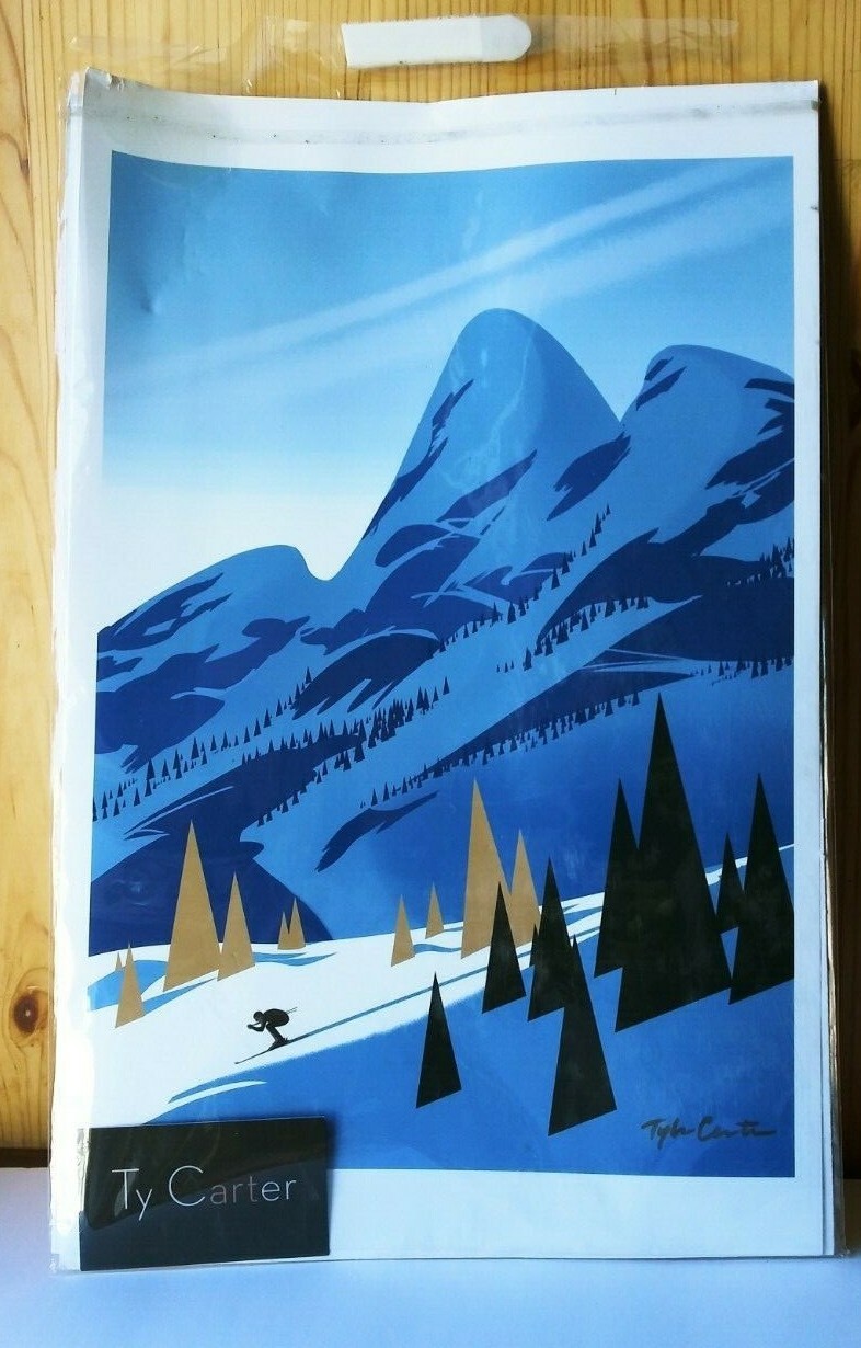 TY CARTER “WASATCH ROCKIES” FUJICOLOR CRYSTAL ARCHIVE ART PRINT.