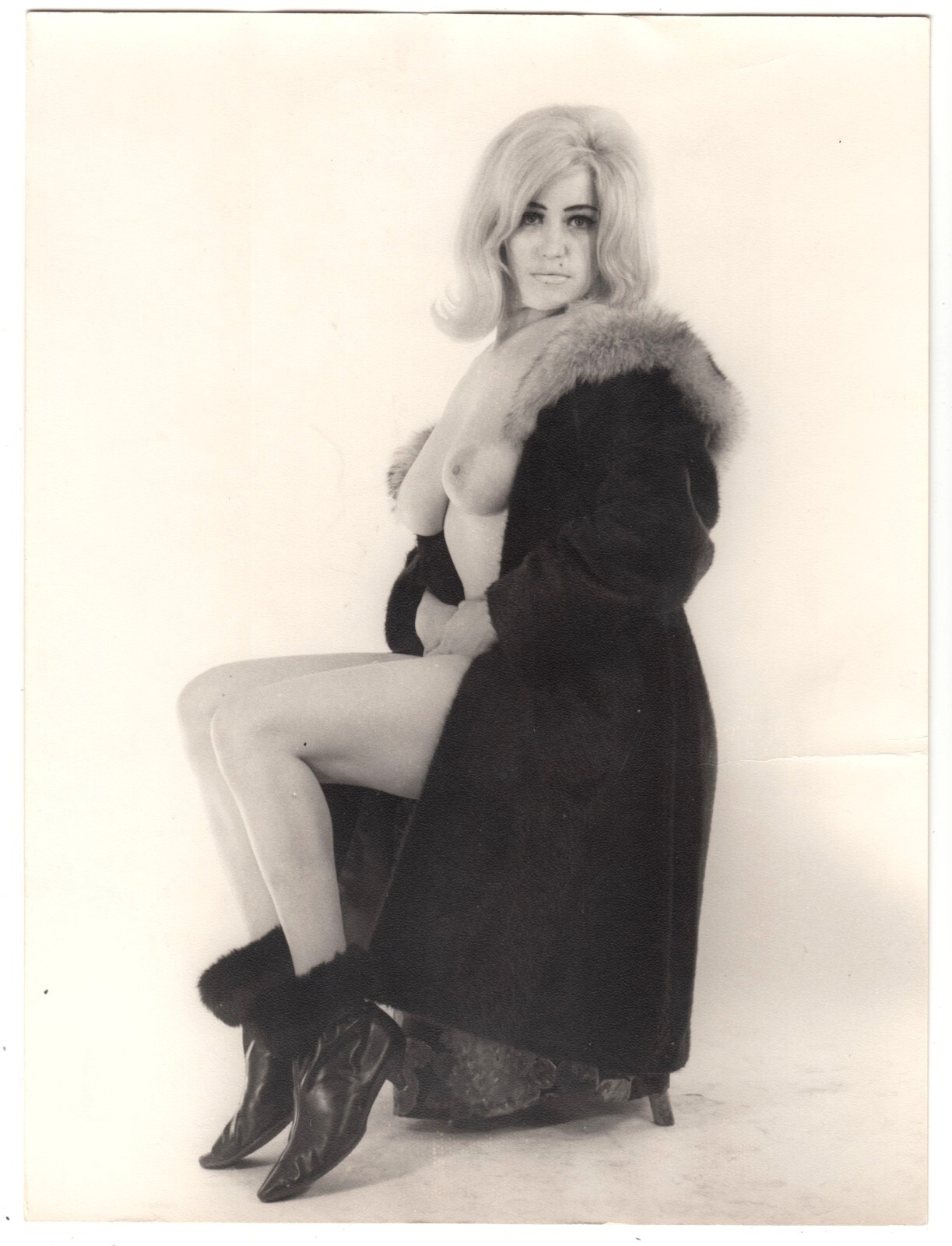 Nude woman female nude girl female nude nudism XXL photo (18.0×24.0 cm) ~1965
