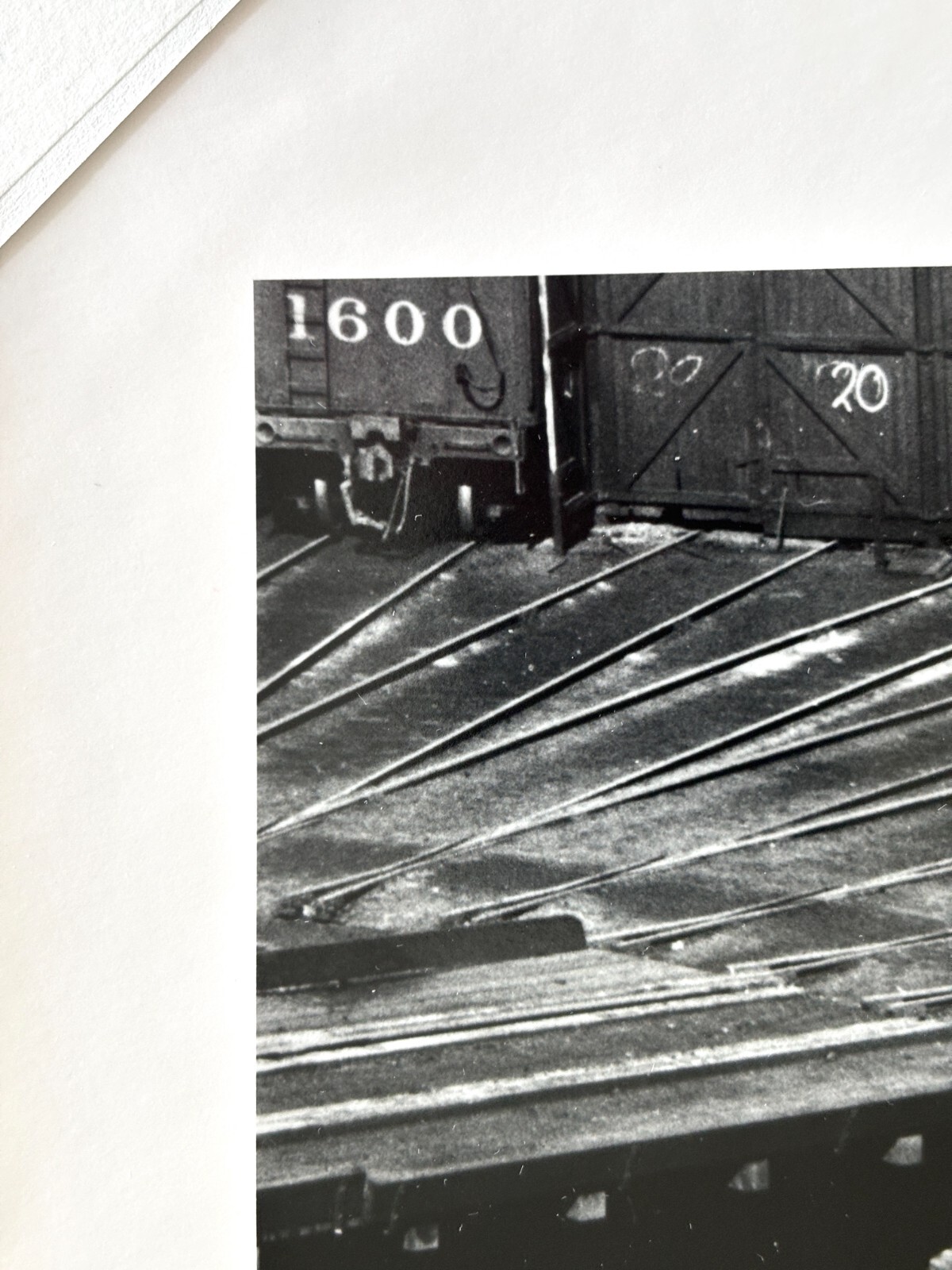 NATHAN LERNER “The Roundhouse, Chicago” 1935 Signed Silver Gelatin Photograph