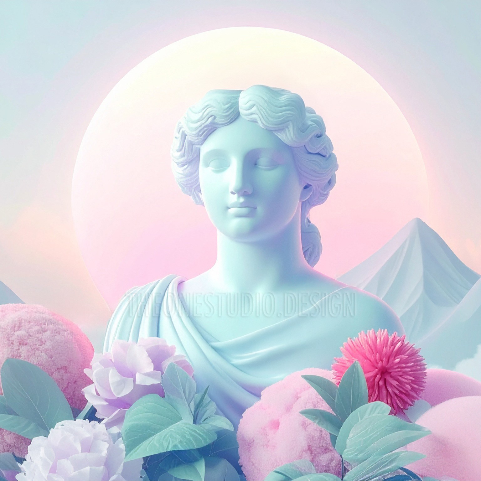 Desktop Background Image Serene Muse Digital Wallpaper Full HD Picture