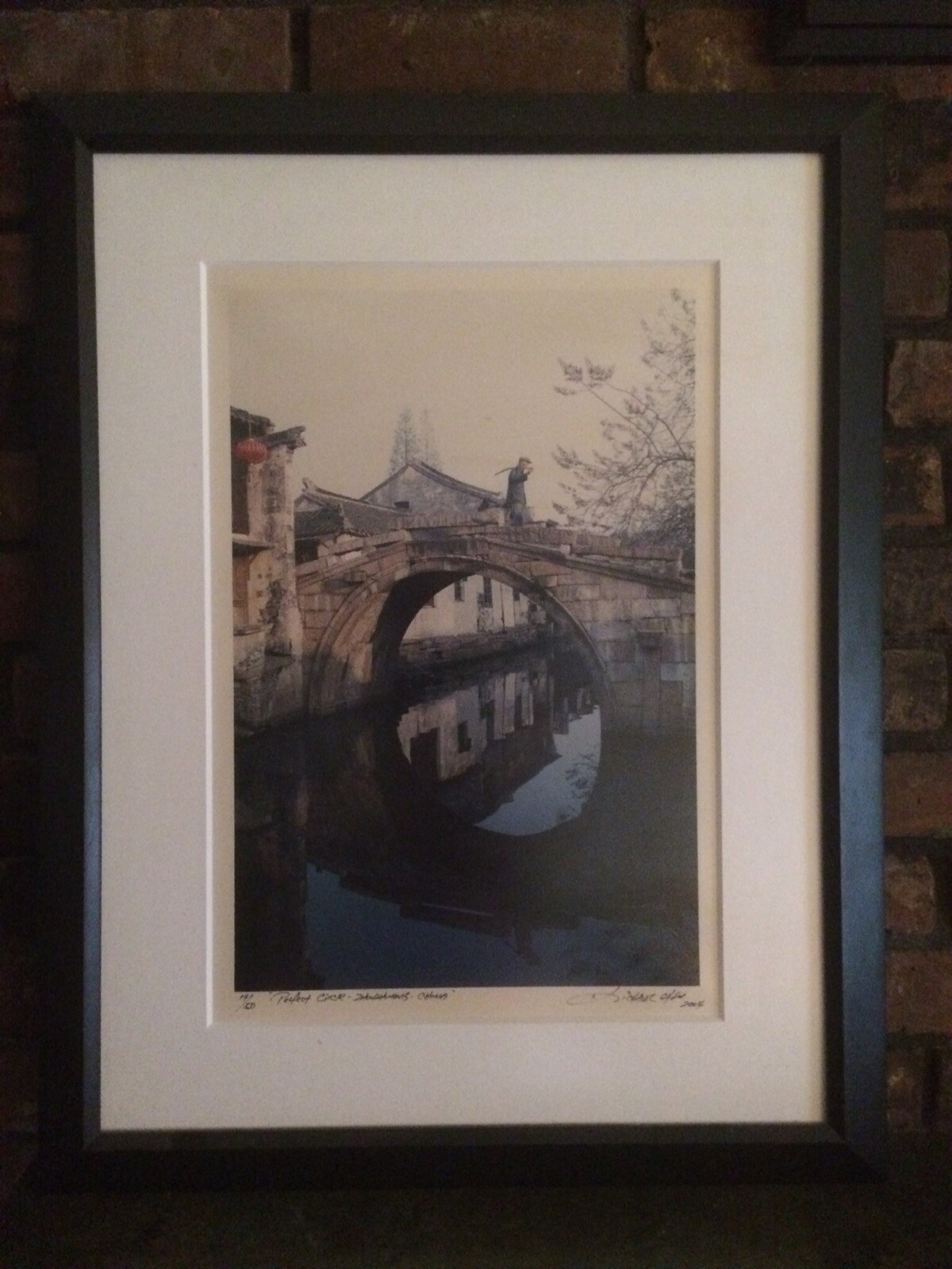 Michael Chen Photography, Original, Signed “Perfect Circle” 26.5” x 21” framed