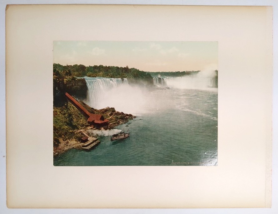 Photo: Niagara – Hot Tub Rapids Looking up; Central View of Falls. Detroit 1898