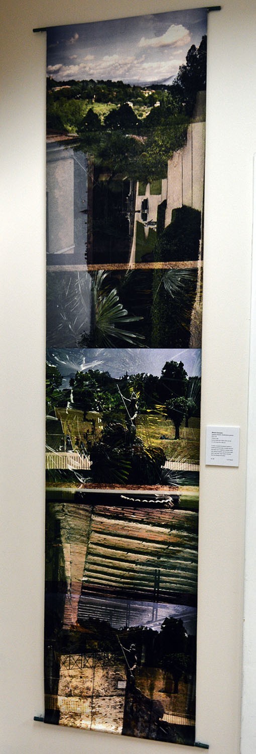 Giardino Bardini, Florence, Italy, 21 x 93 in, canvas photo banner by M.G., 2012