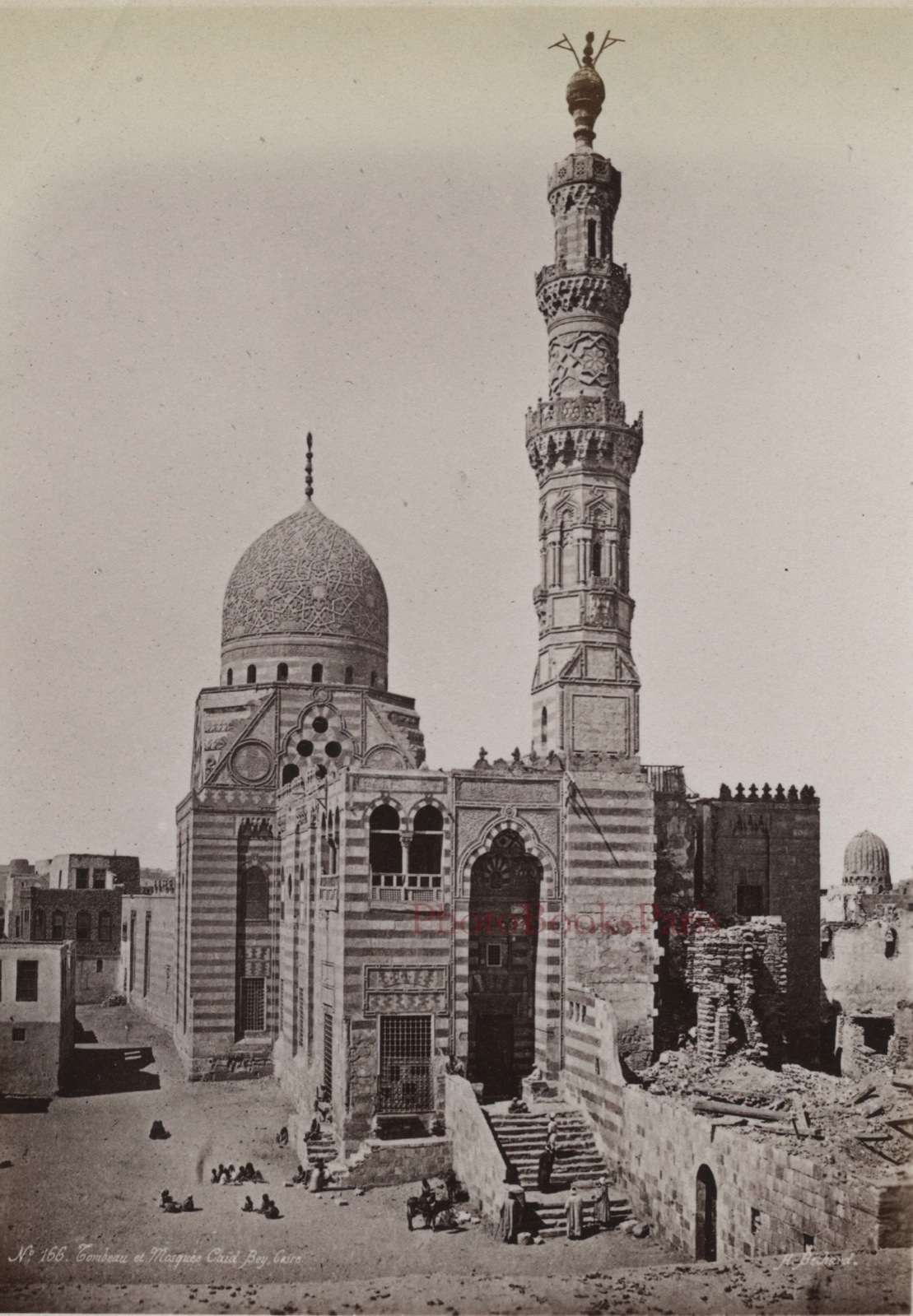 Egypt Cairo Photo Albumen Print Circa 1890 Small Format
