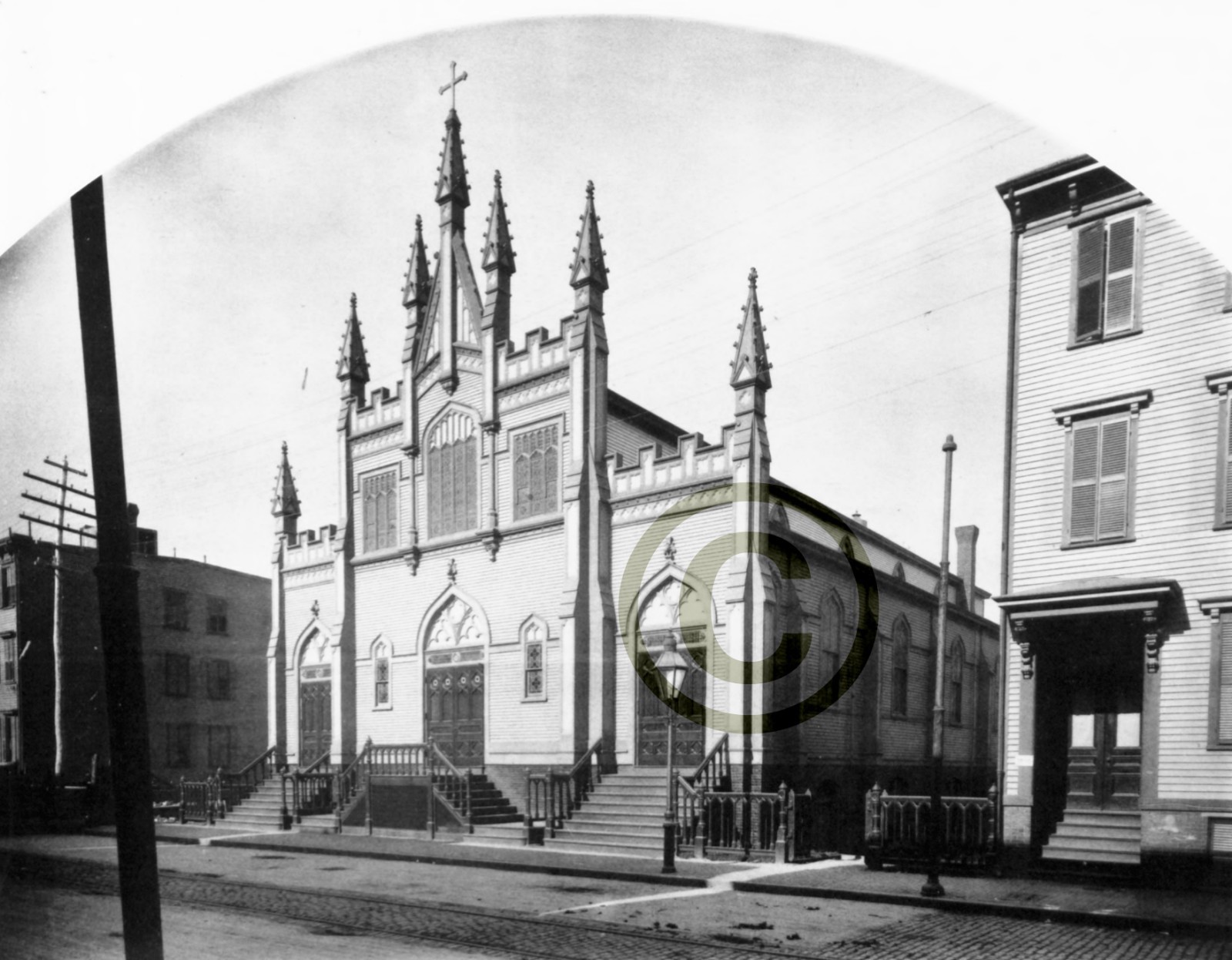 Boston, MA Catholic churches “OUR LADY OF THE ROSARY” © 1892 Reprint