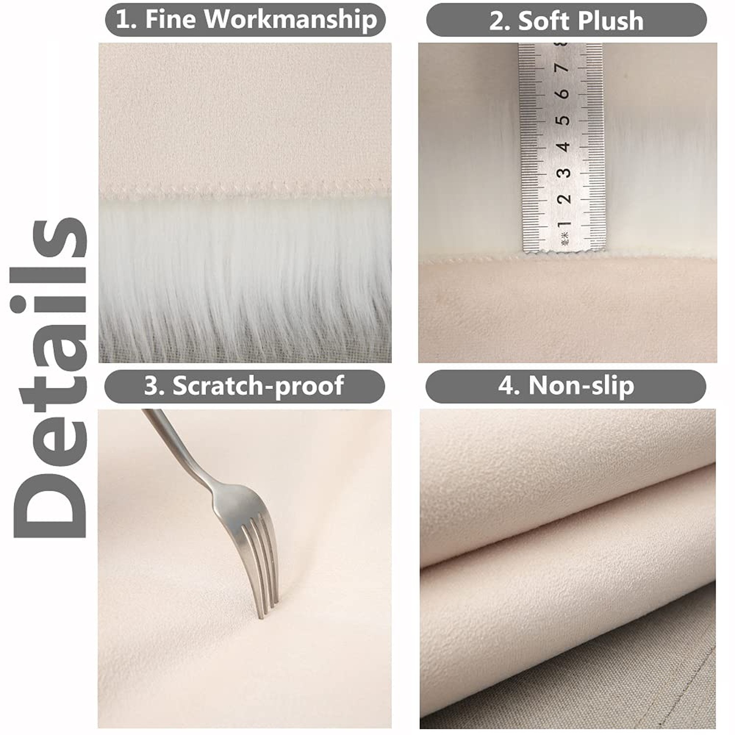 Small Product Photo Background & Luxury Photo Props, 12 Inches Small Square F…