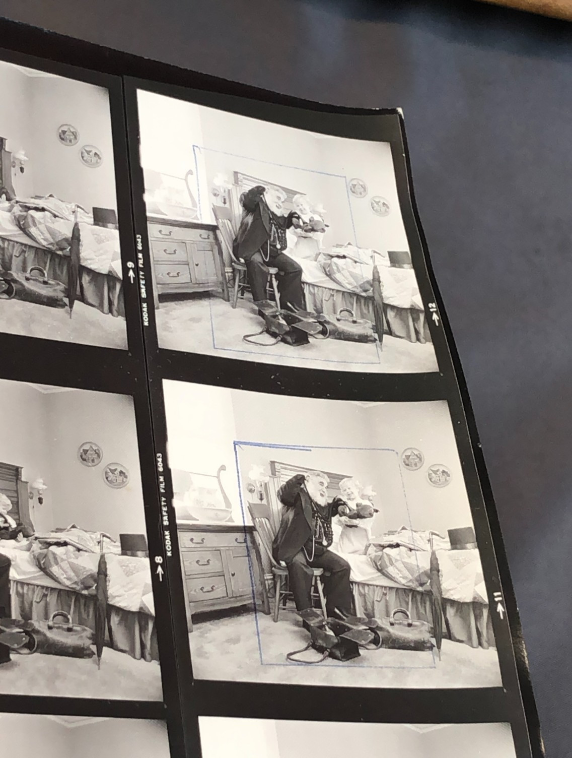 NEWLY FOUND Hendrickson PHOTO Contact Sheet Proof & Negatives IN-HOUSE DR. VISIT
