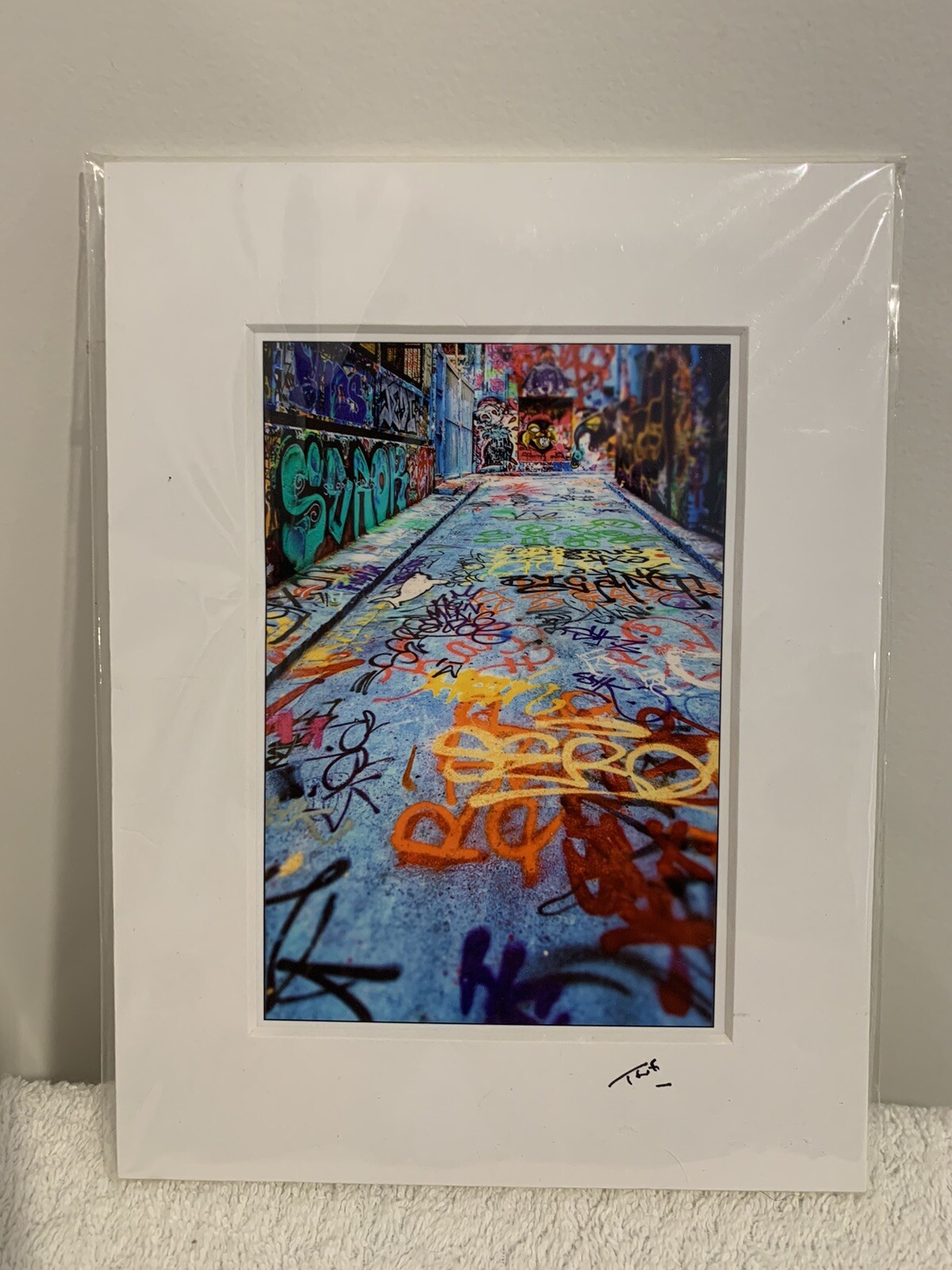 Melbourne Victoria Australia Laneway Graffiti Photography Artwork Ready To Frame