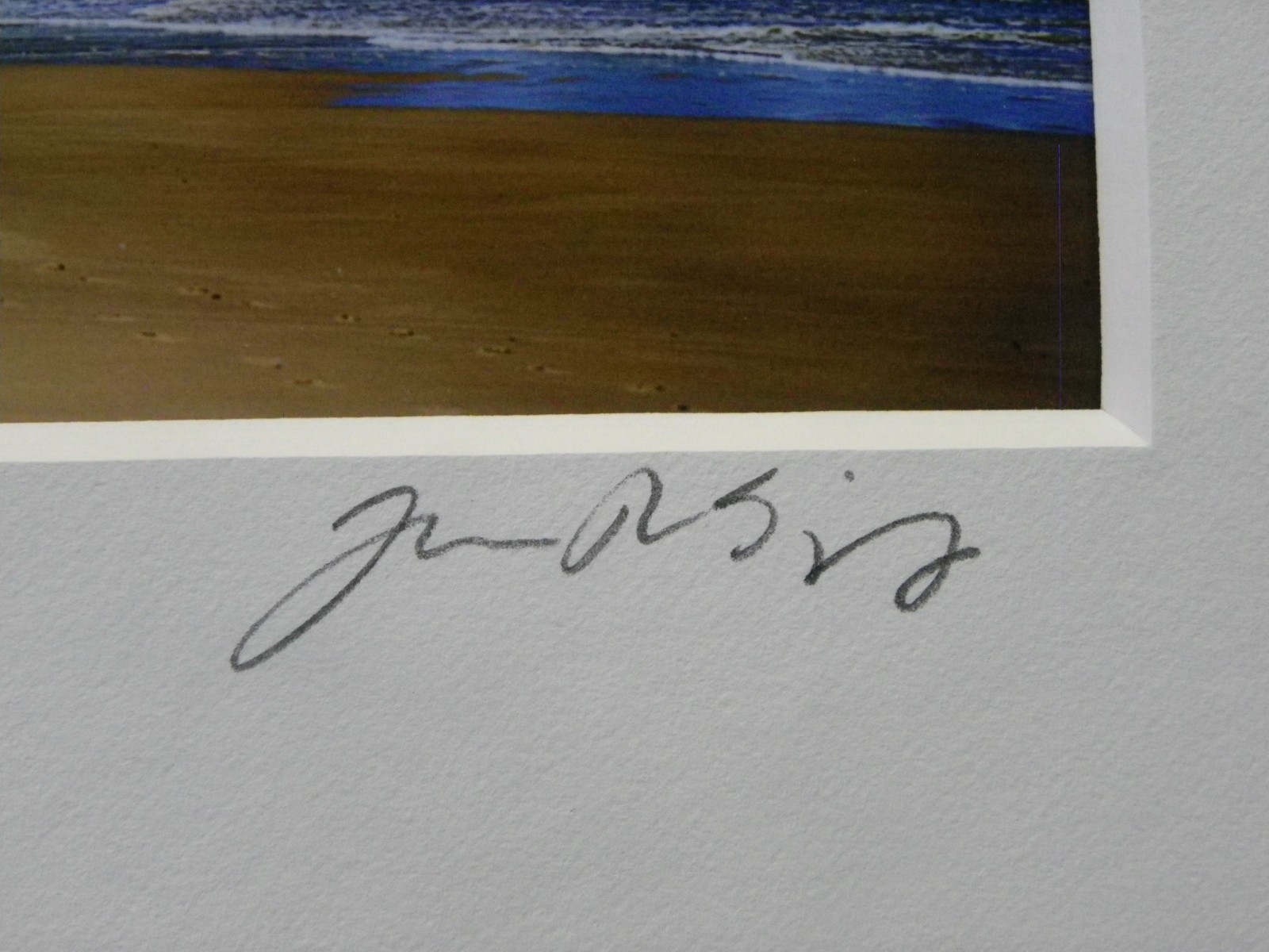 Pencil-Signed, Titled + Dated Matted Photo-Cannon Beach Oregon 2017-Tom Spitz