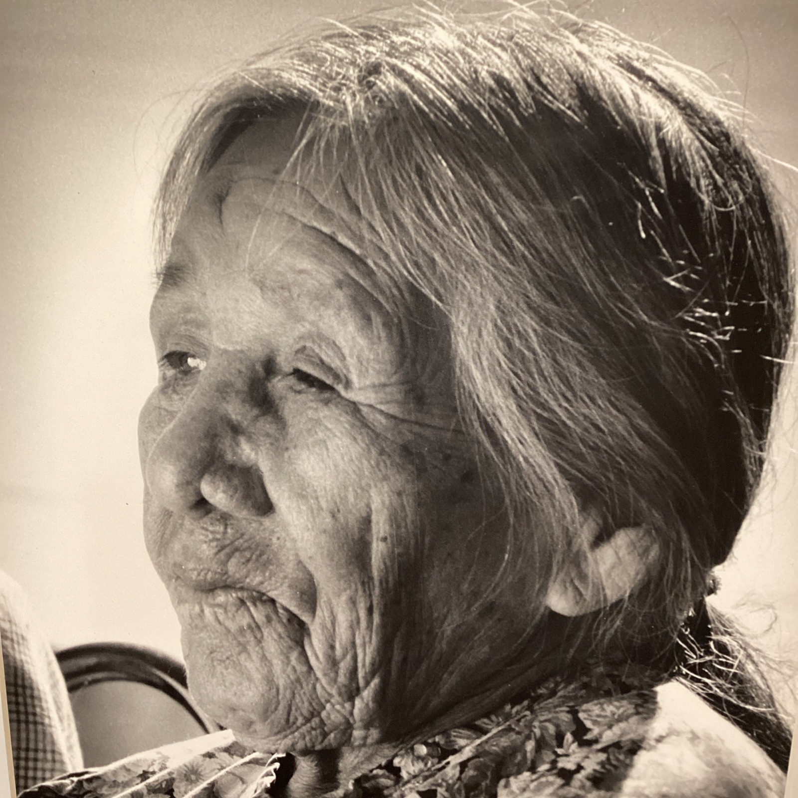 Vtg Apache Native American Elder Women Portraits Camp Verde Arizona 16×20 Blk&Wh