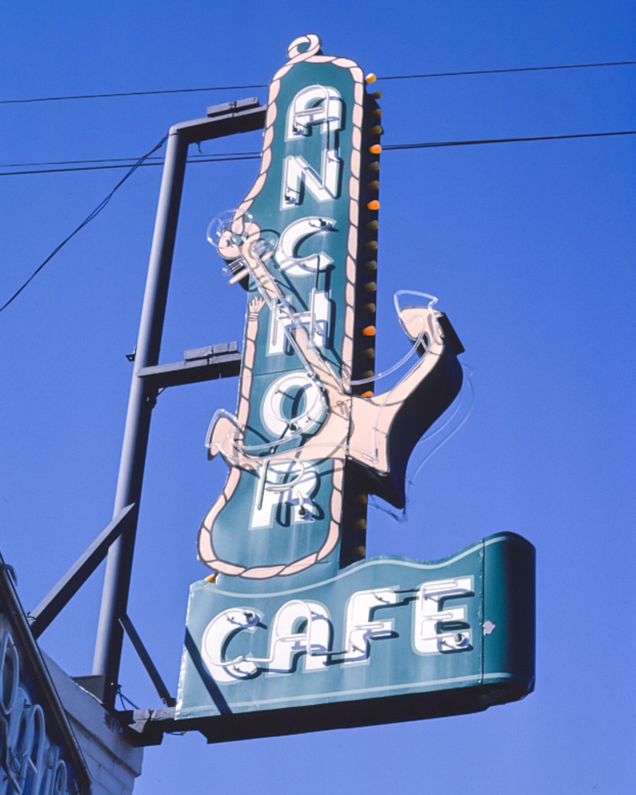 8×10 Vintage photo of Anchor Cafe, Columbia, SC. Free Shipping!!