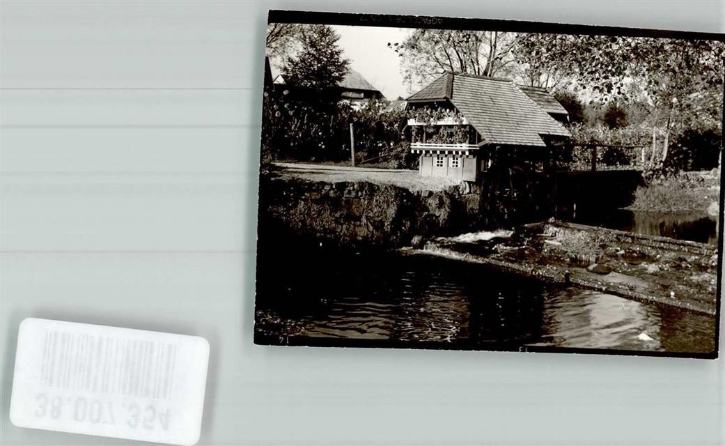 38007354 – 7829 Roetenbach Miniature Water Mill Photo Original from Archive of One