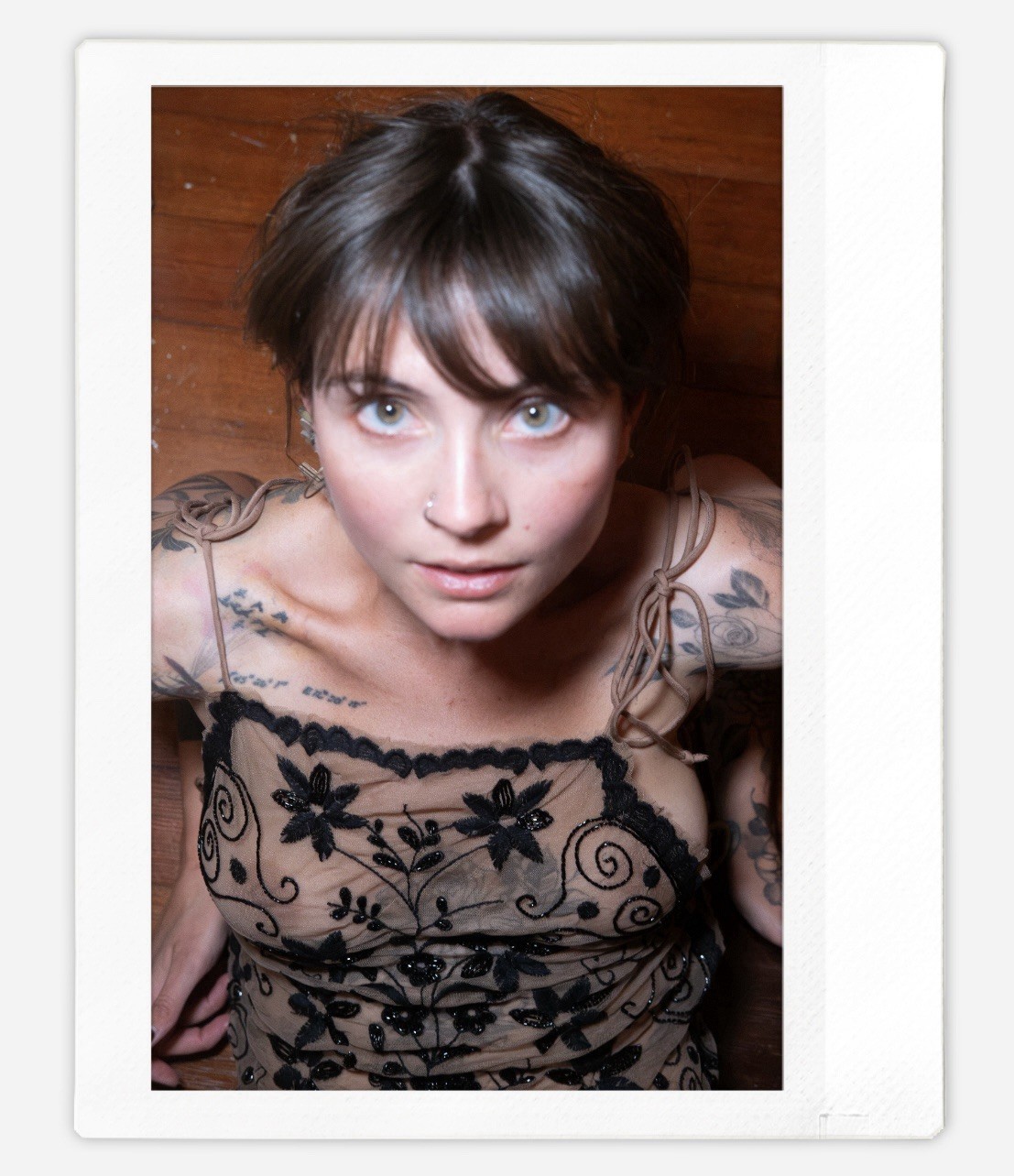 Art model Sawyer Instax Wide Photo Instant Film Print Signed By Artist