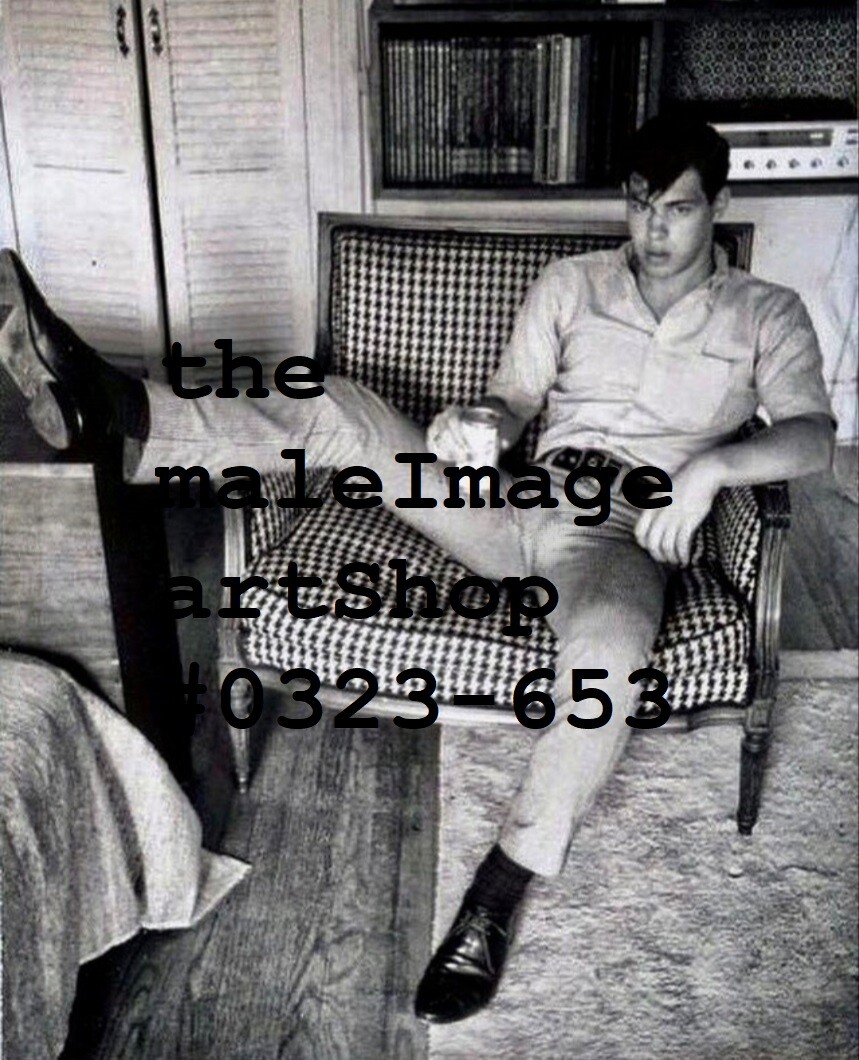 VINTAGE MALE PORTRAIT #0323-653 – free shipping in usa