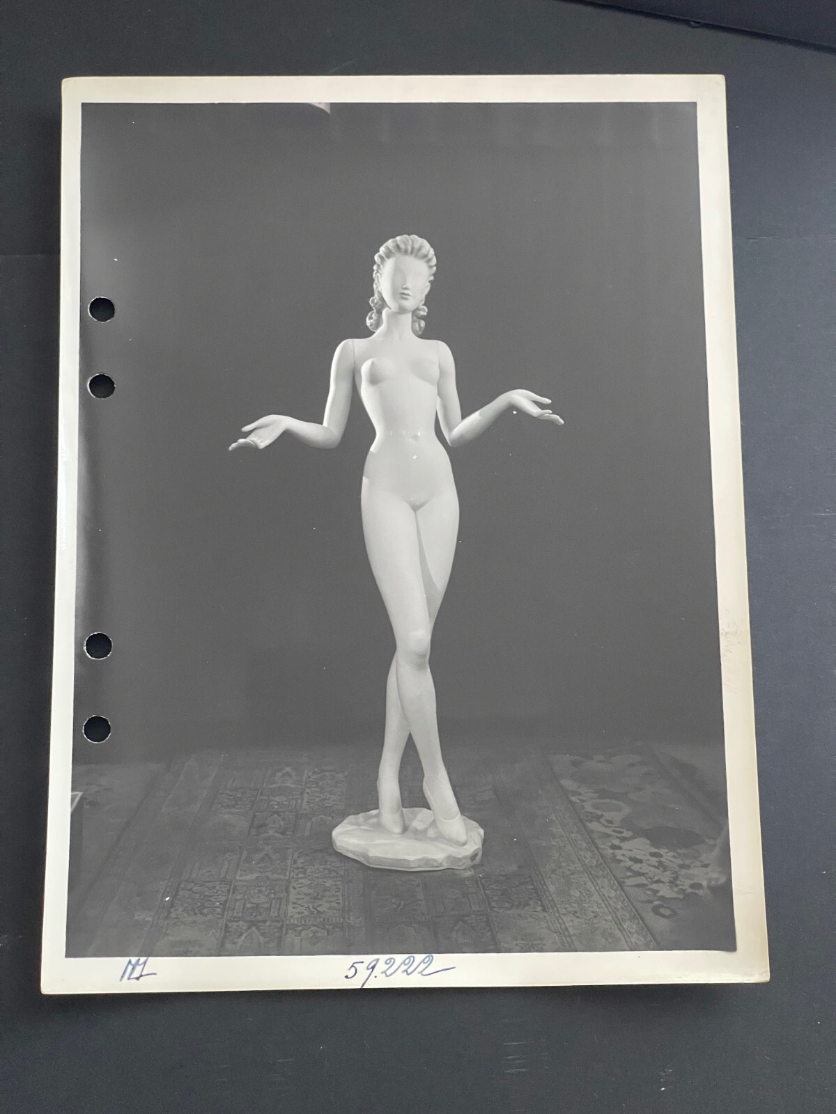 Rare Vintage Original Photo Siegel Stockman Mannequin Female Fetish Curiosa