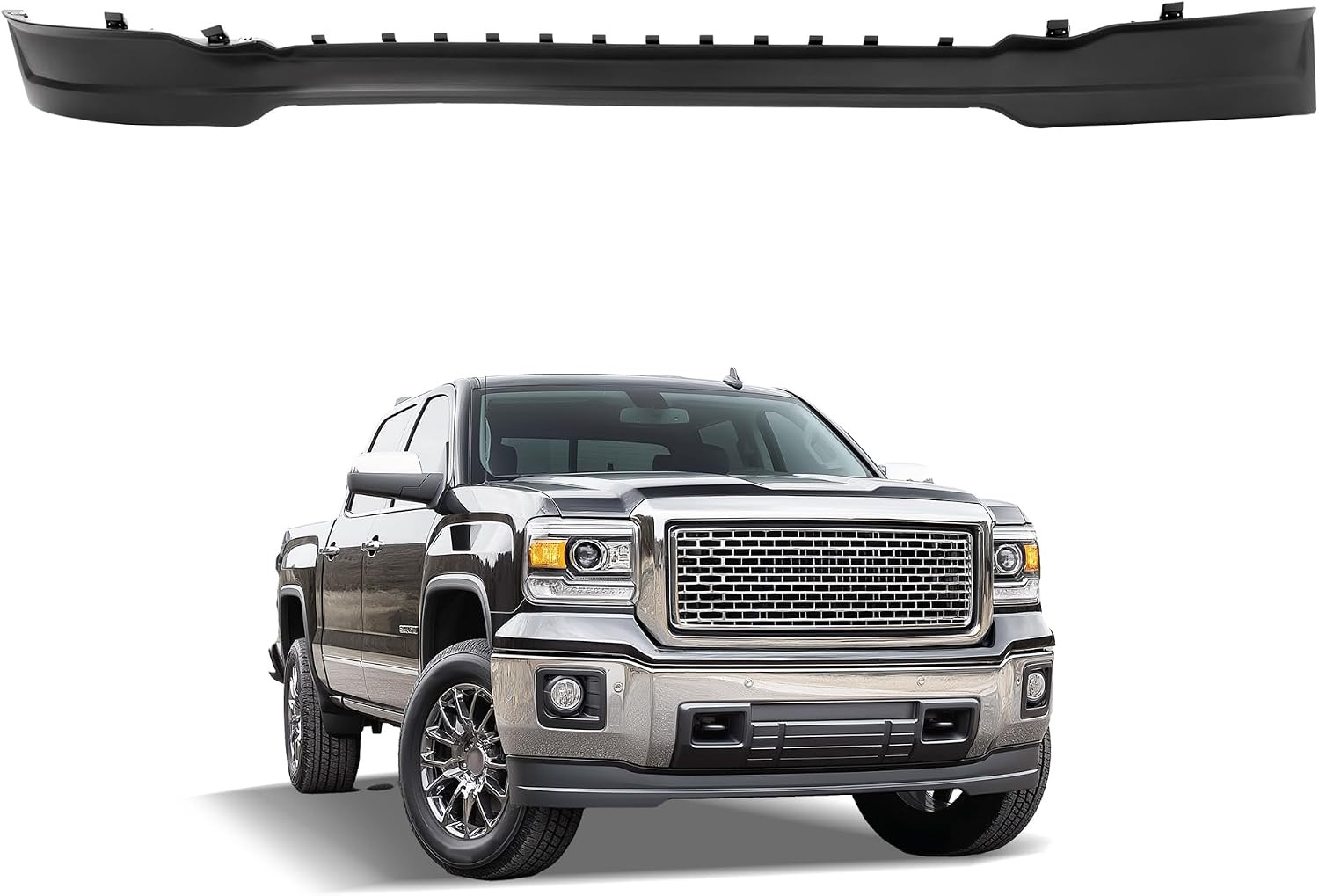 Front Lower Bumper Valance Panel Compatible with 2014-2015 GMC Sierra 1500 Repla