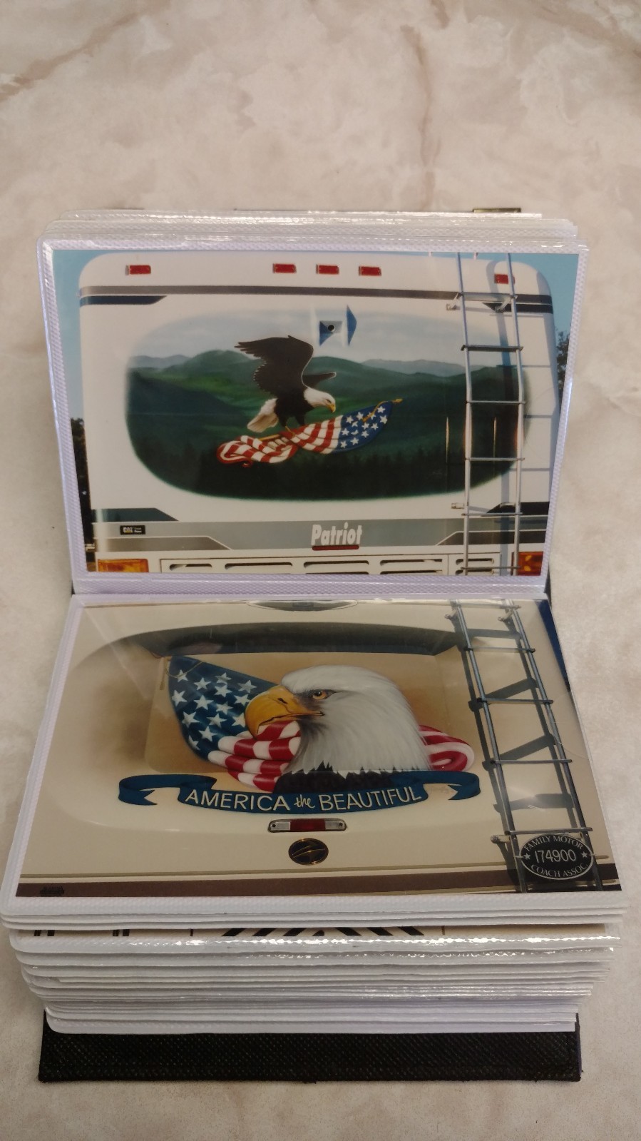 RV Art 100 Page Photo Album Portfolio Pinstriping Motorhome Airbrush Murals Gift
