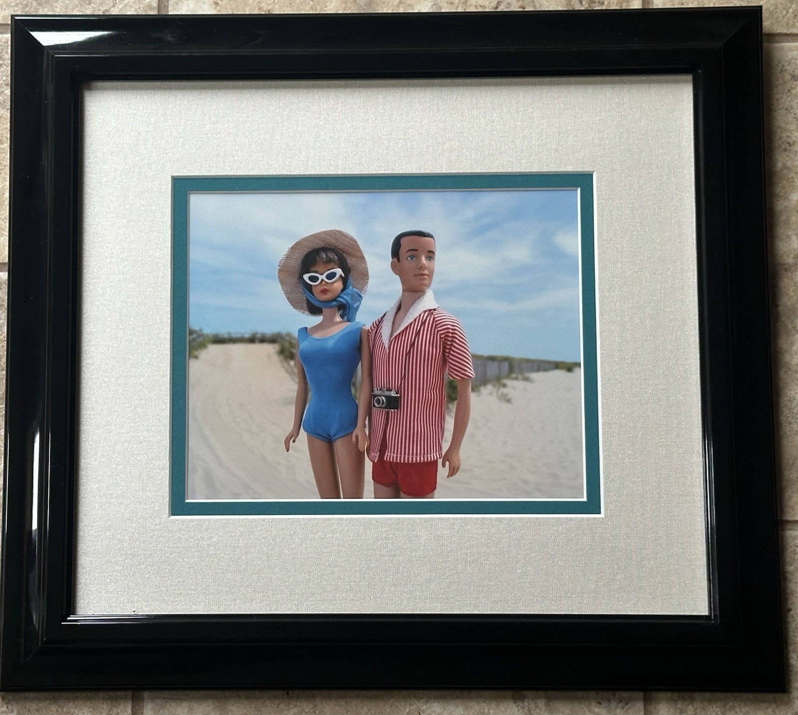 Barbie Photography Art Framed Matted 18.5” X 16.5” Lot 1