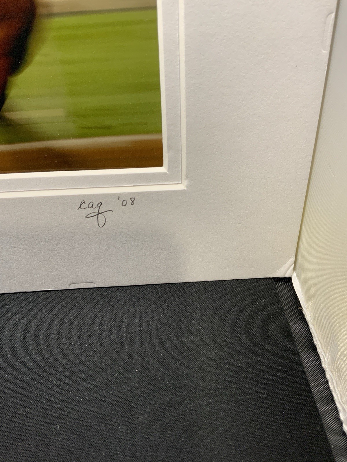 Photo Of Horse Race Signed Ready For Framing 13×16