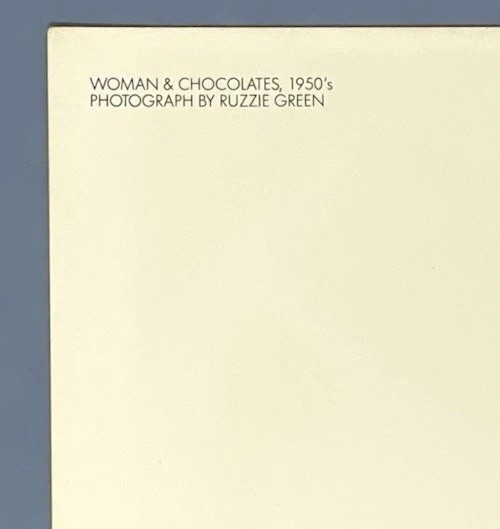 Ruzzie Green (1892-1956) Art Photo Print Card Fotofolio 4.25”x6”
