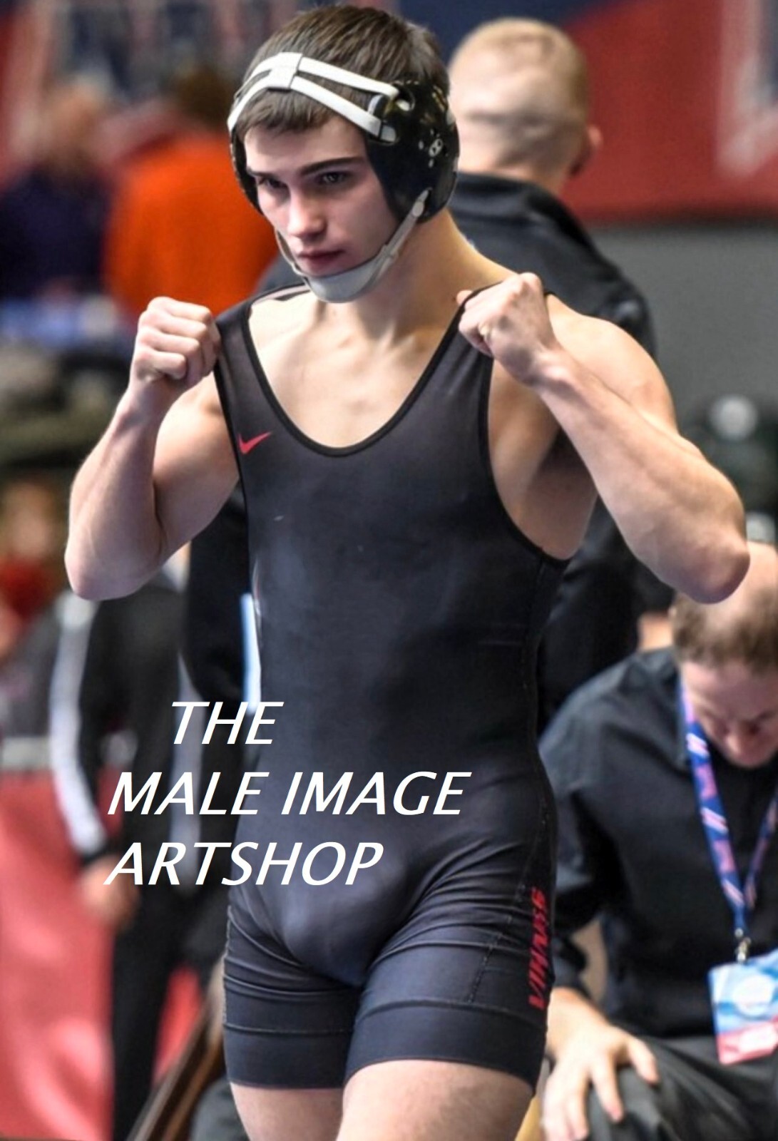 MALE PORTRAIT #0721-227- wrestlers series -free shipping in usa