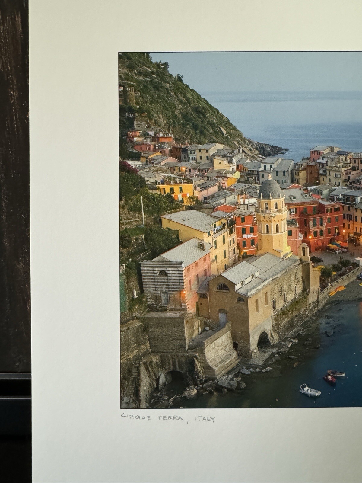 11×14 Print Photograph Cinque Terre, Italy Signed By Photographer