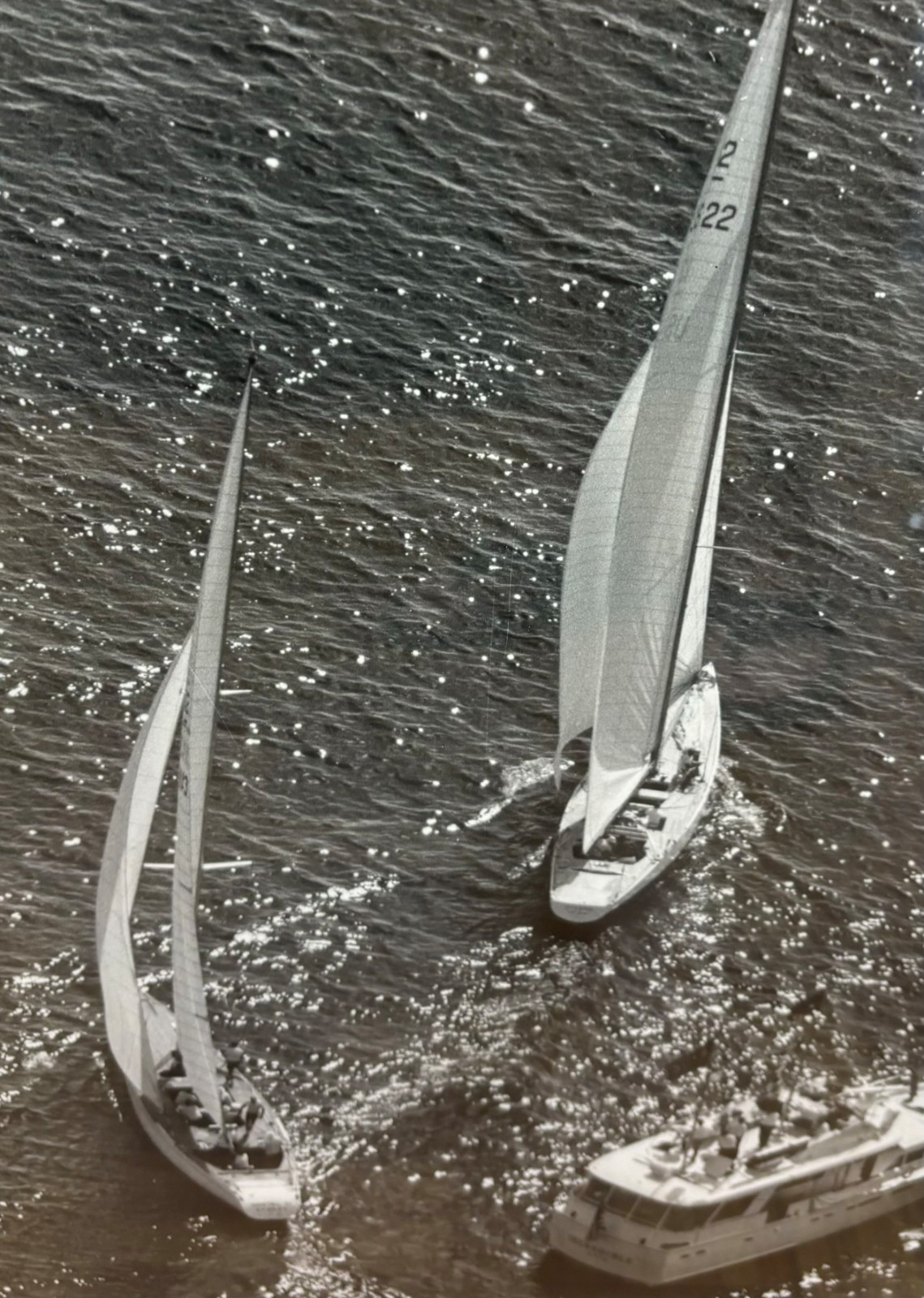 Original JOHN HOPF 1970 America’s Cup SAILING RACE Controversial START Photos