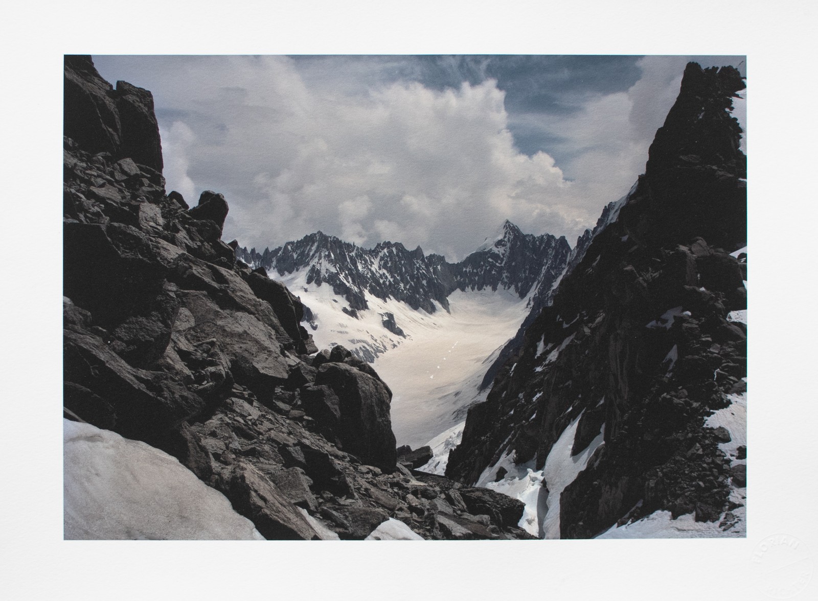 Landscape photography mountains Florian Richter chrome ink print book signed 2014