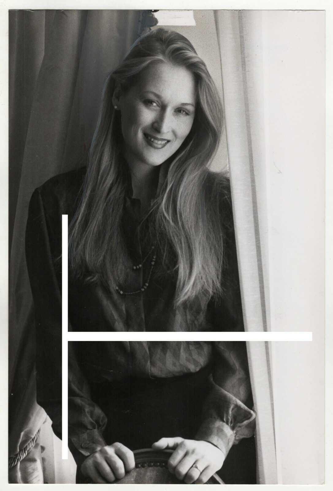 30x20cm vintage archive photo Simon Pietri from 1980 Meryl Streep photo G