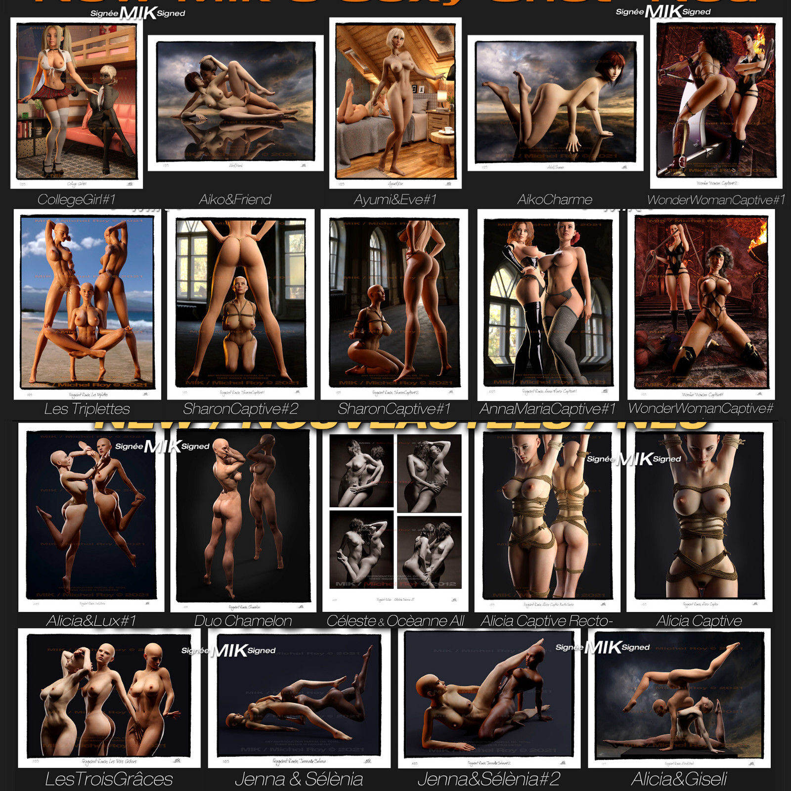 Art Nude “Kat Girl Fetish#1” 5×7 Sign Mik & Num 4/25 Fine Art Nude Photo Model