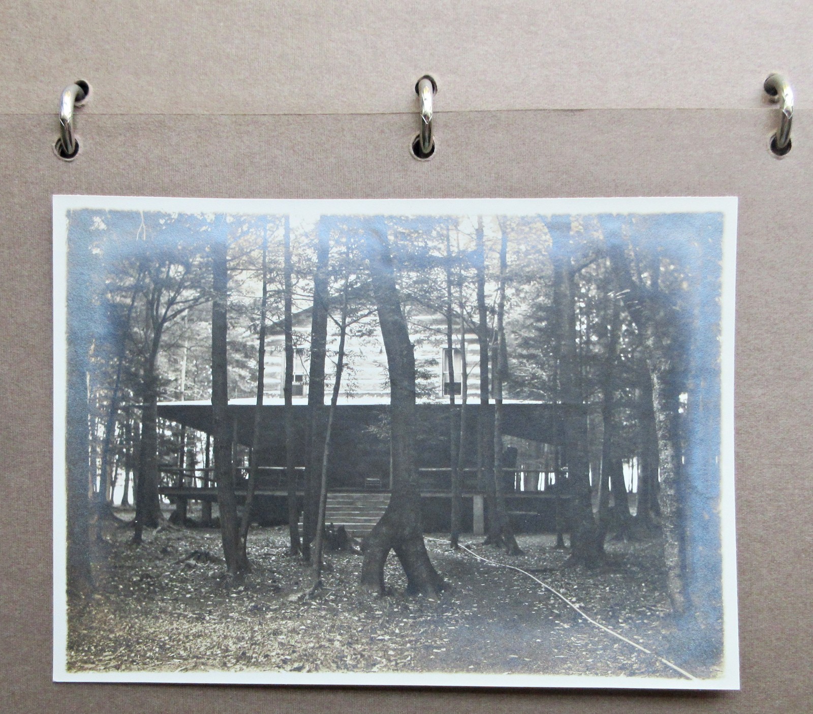 C1910 VT Hunting Lodge Album w. 1910 Buick Roadster