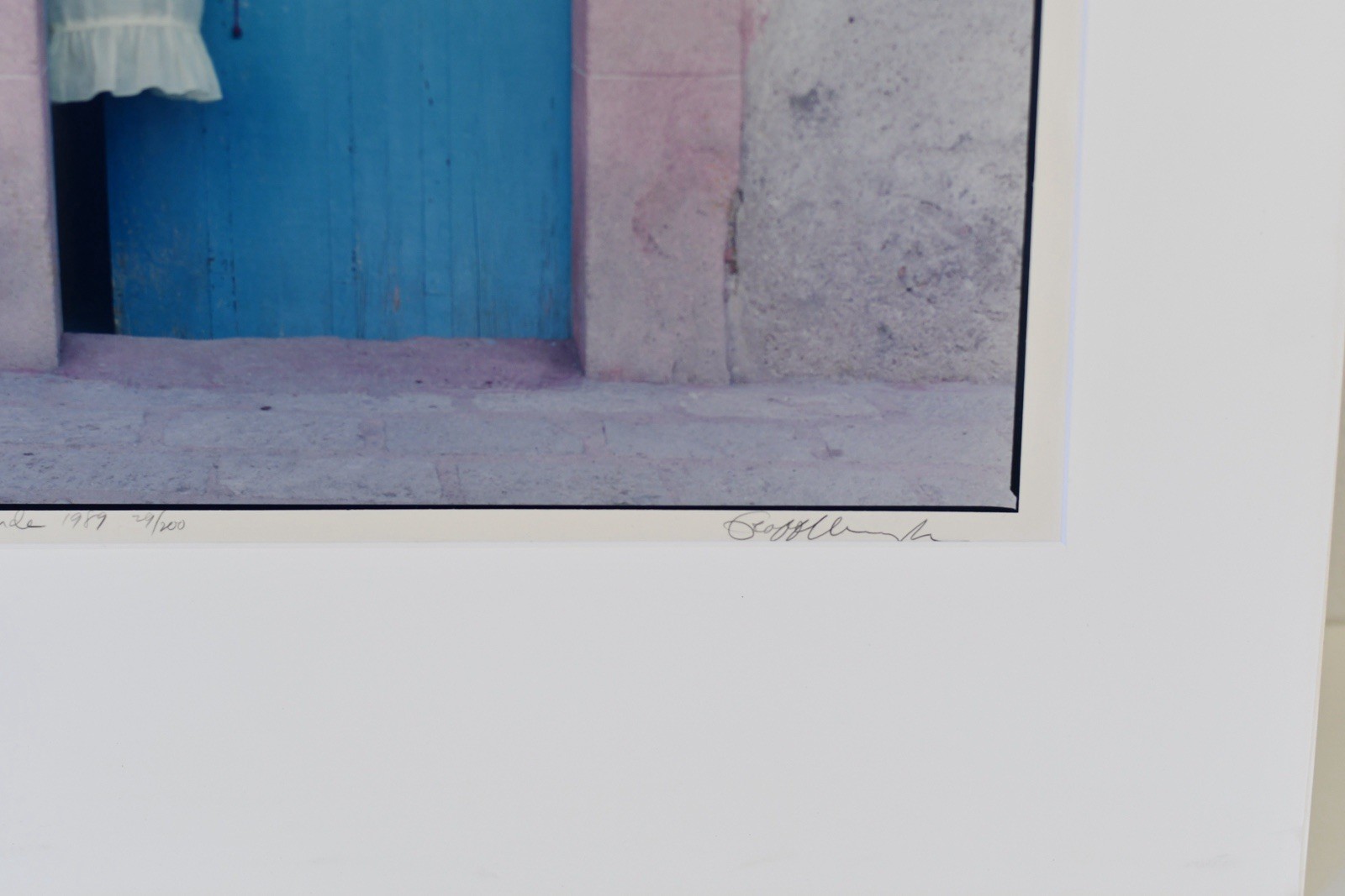 Geoff Winningham Photograph San Miguel de Allende Mexico Signed #29/200