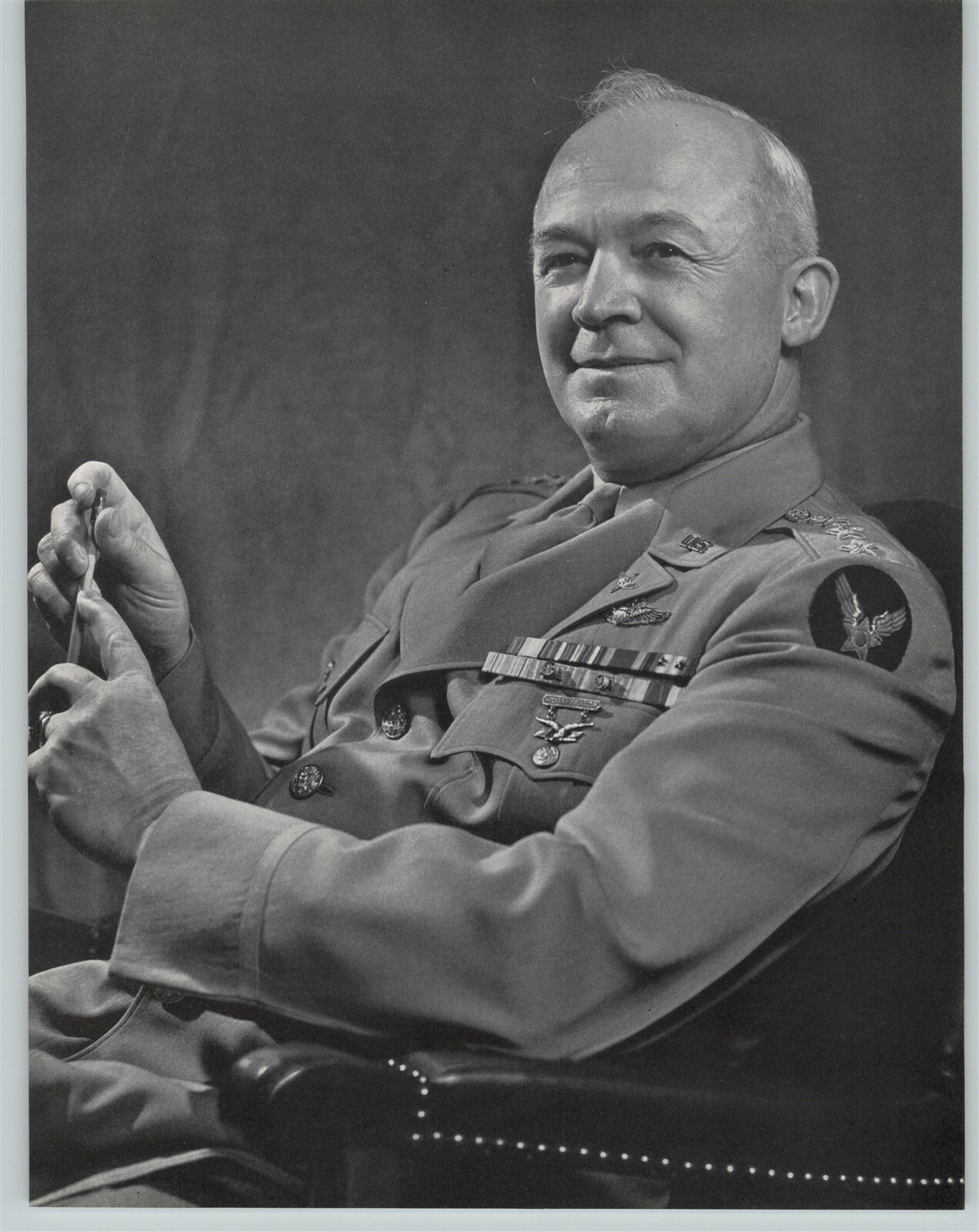1946 Yousuf Karsh Original Henry Hap Harley Arnold Portrait Photo Gravure