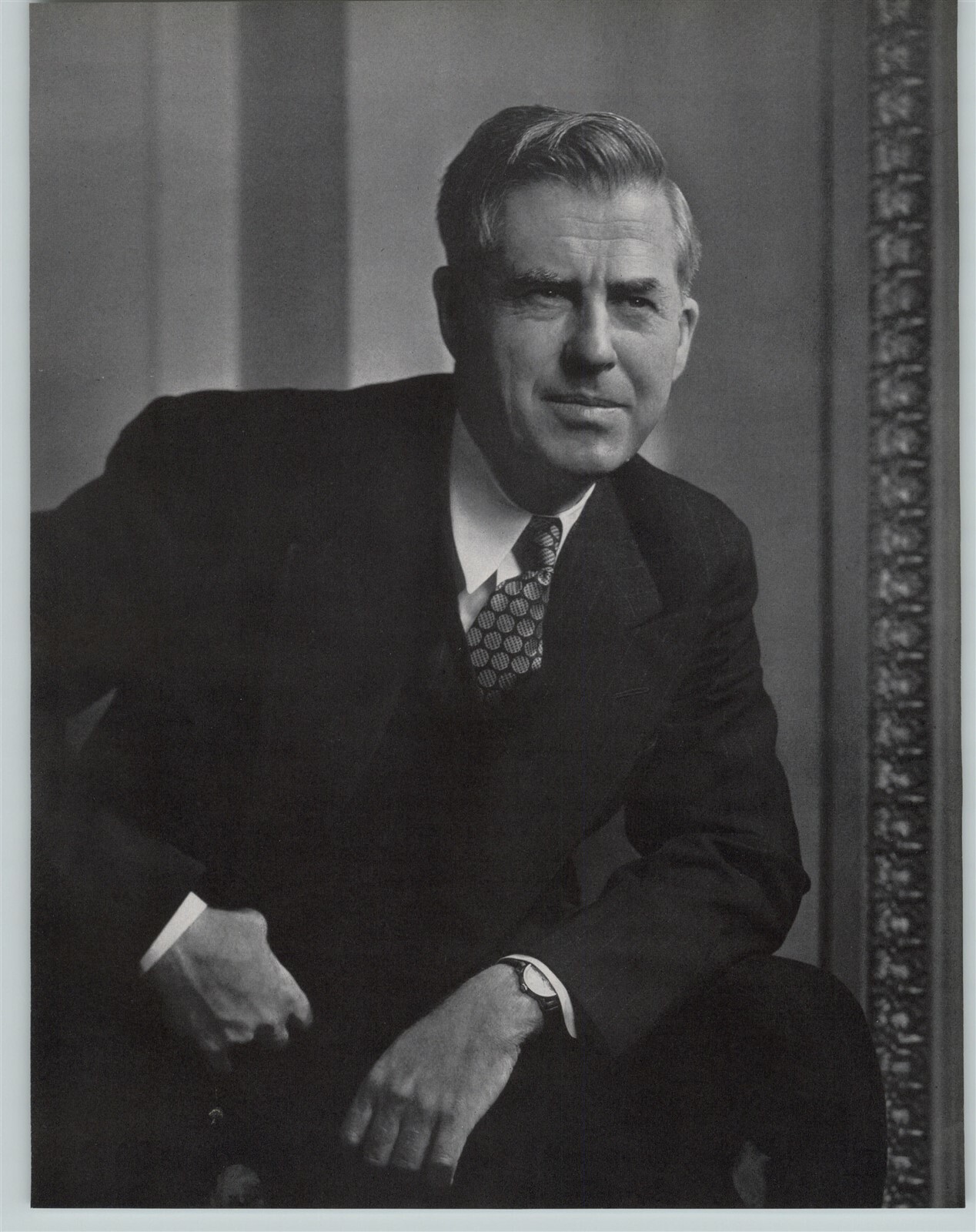 1946 Yousuf Karsh Original Henry Agard Wallace US VP Portrait Photo Gravure