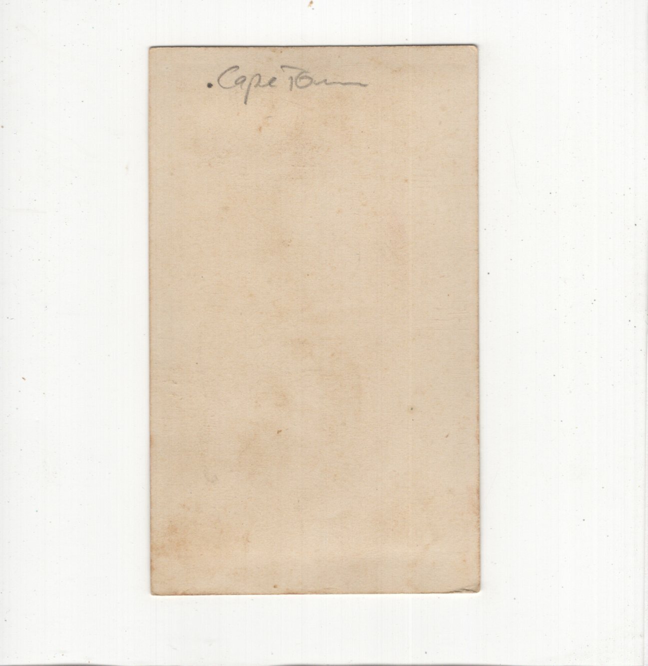 CDV Photo Fine Lady Baby – Cape Town South Africa / Cape Town South Africa? 1860s