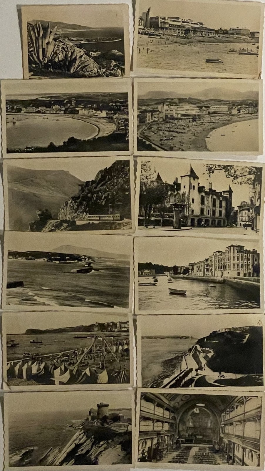 Vintage Photos – Saint-Jean-de-Luz & Other Locations – Coastal & Historic Scenes