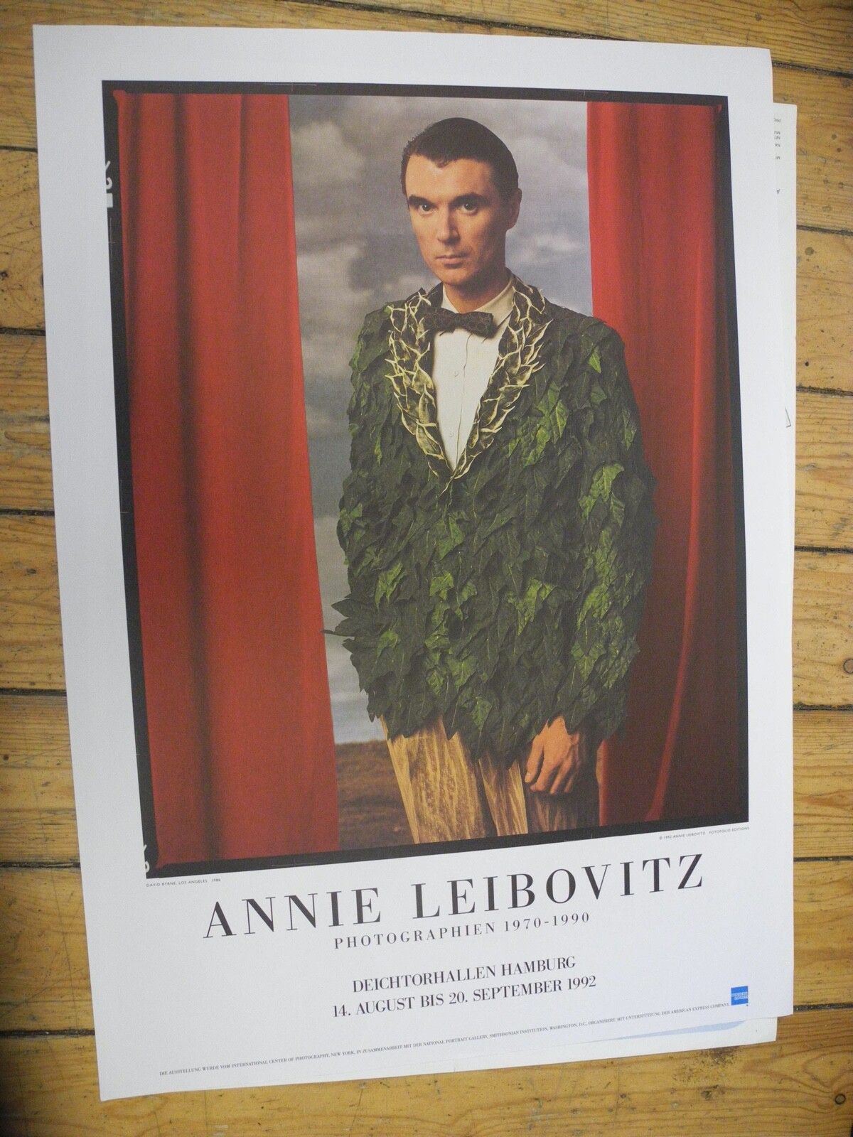 Annie Leibovitz: Photographs 1970-1990 / 1992 – David Byrne – A1 Poster