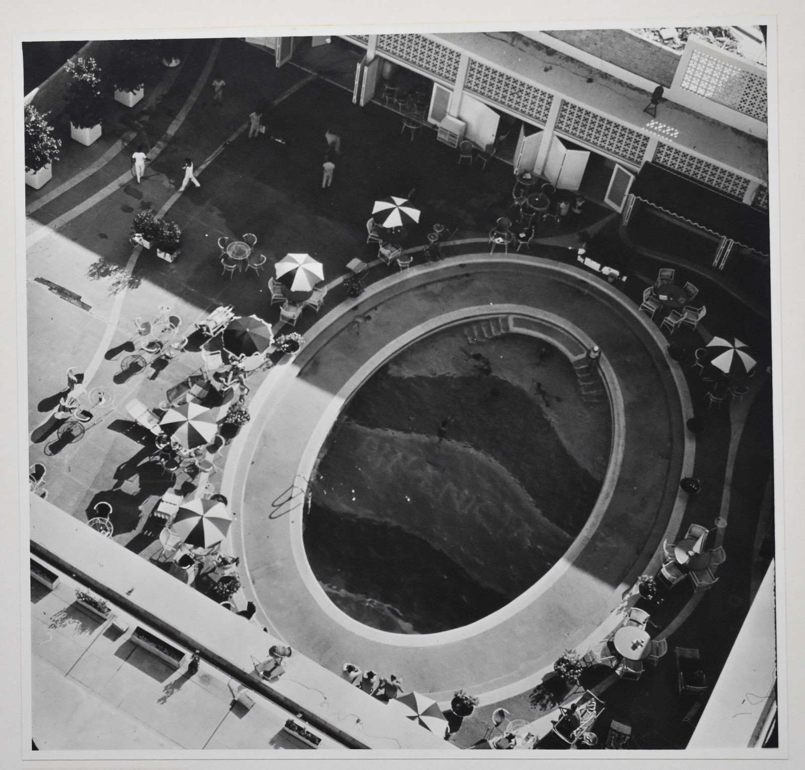 Vtg J.W. Howlett Black + White Photograph ‘Lebanon at Play Hotel Phoenicia 1966’