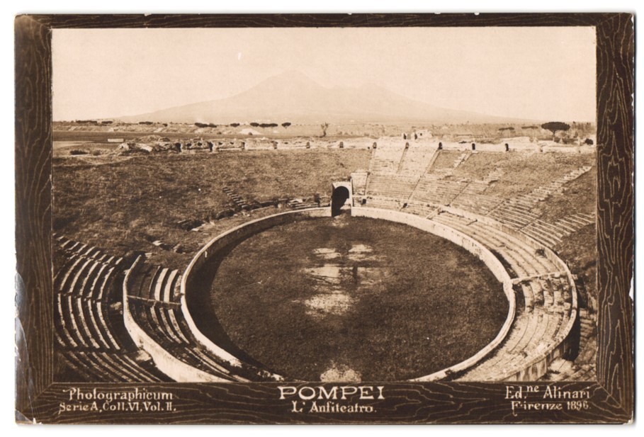 Photograph Ed. Alinari, Firenze, view of Pompeii – Pompeii, L’Anfitatro, Amphith