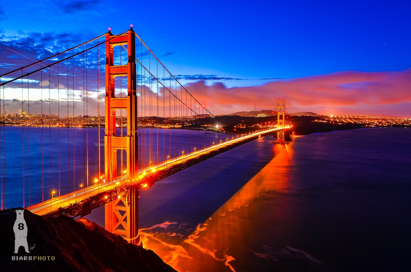 The Golden Gate Bridge at Dawn – San Francisco, California – Fine Art Prints